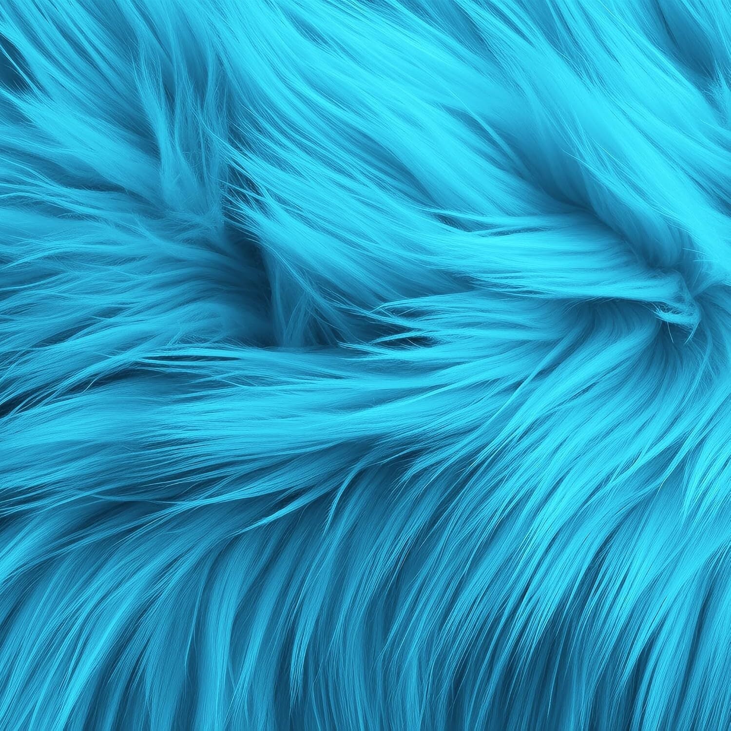 Faux Fur Shaggy Fabric – Soft, Long Pile Fake Fur Squares