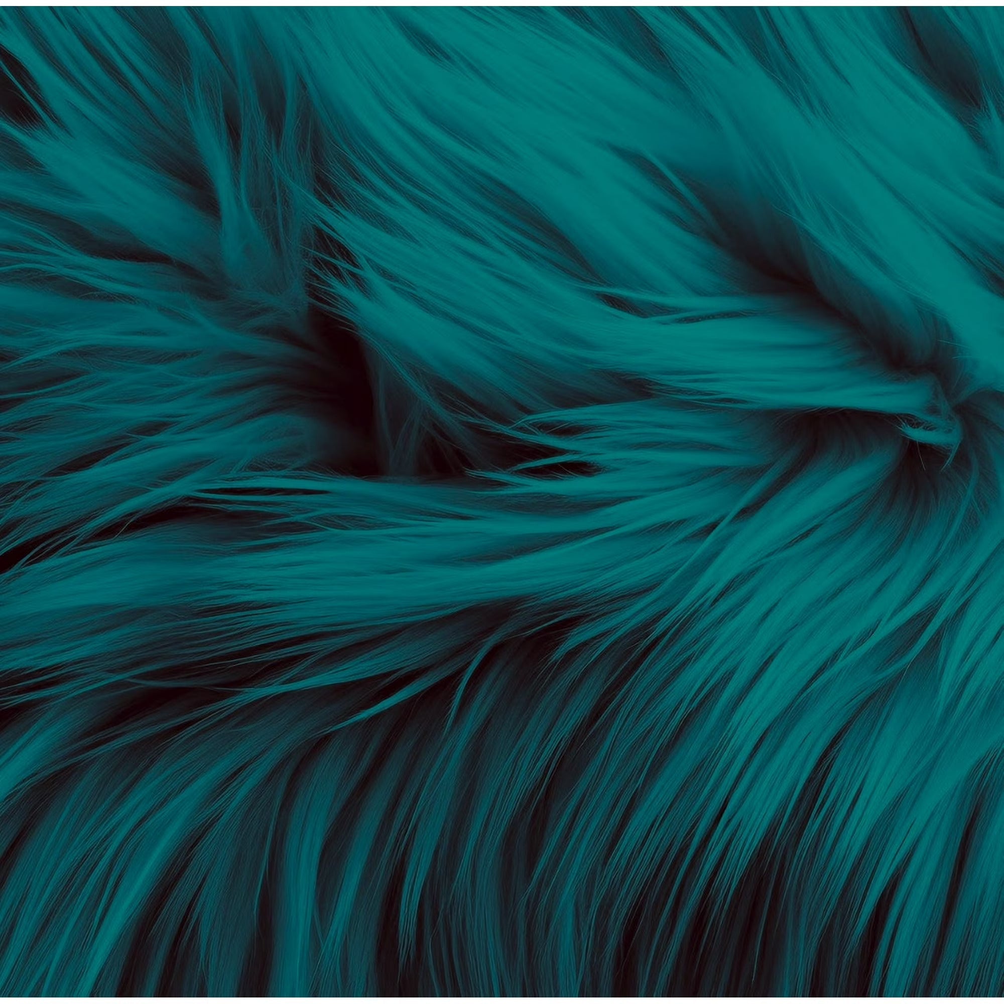 Faux Fur Fabric by the Yard – Shaggy Plush Long Pile, 60" Wide