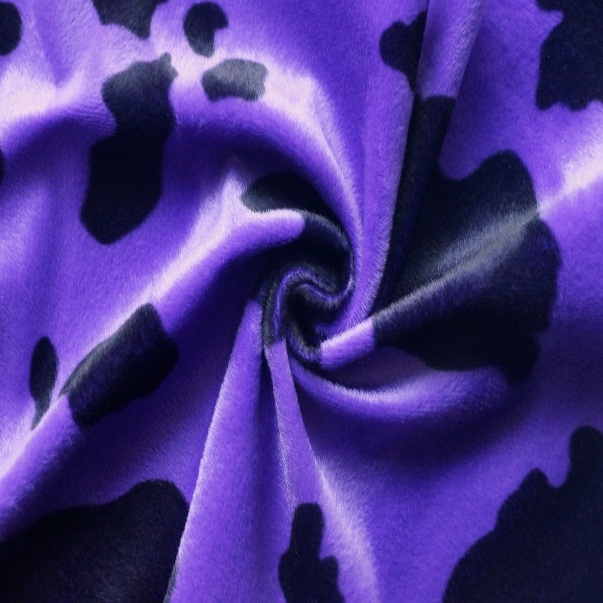 Cow Print Velboa Faux Fur