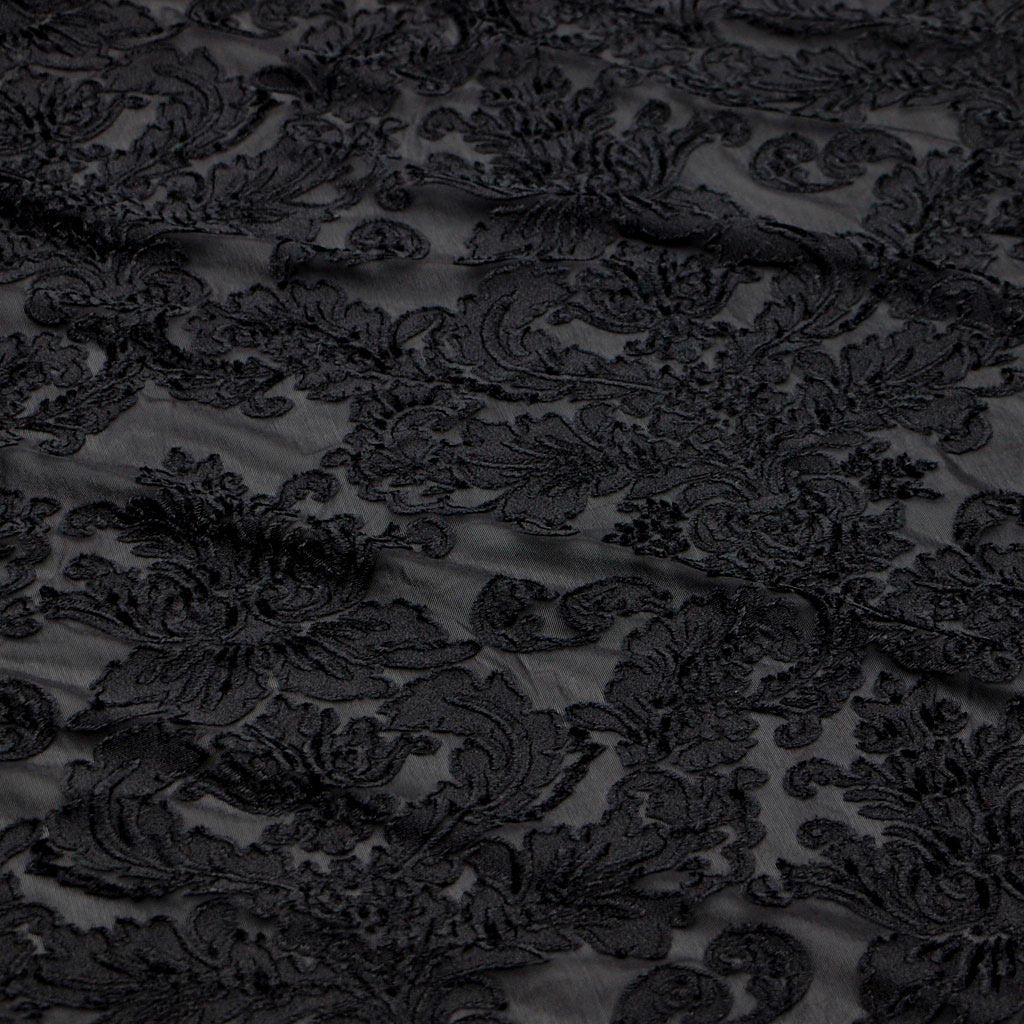 Versailles Burn Out Stretch Velvet Fabric | Blue Moon Fabrics