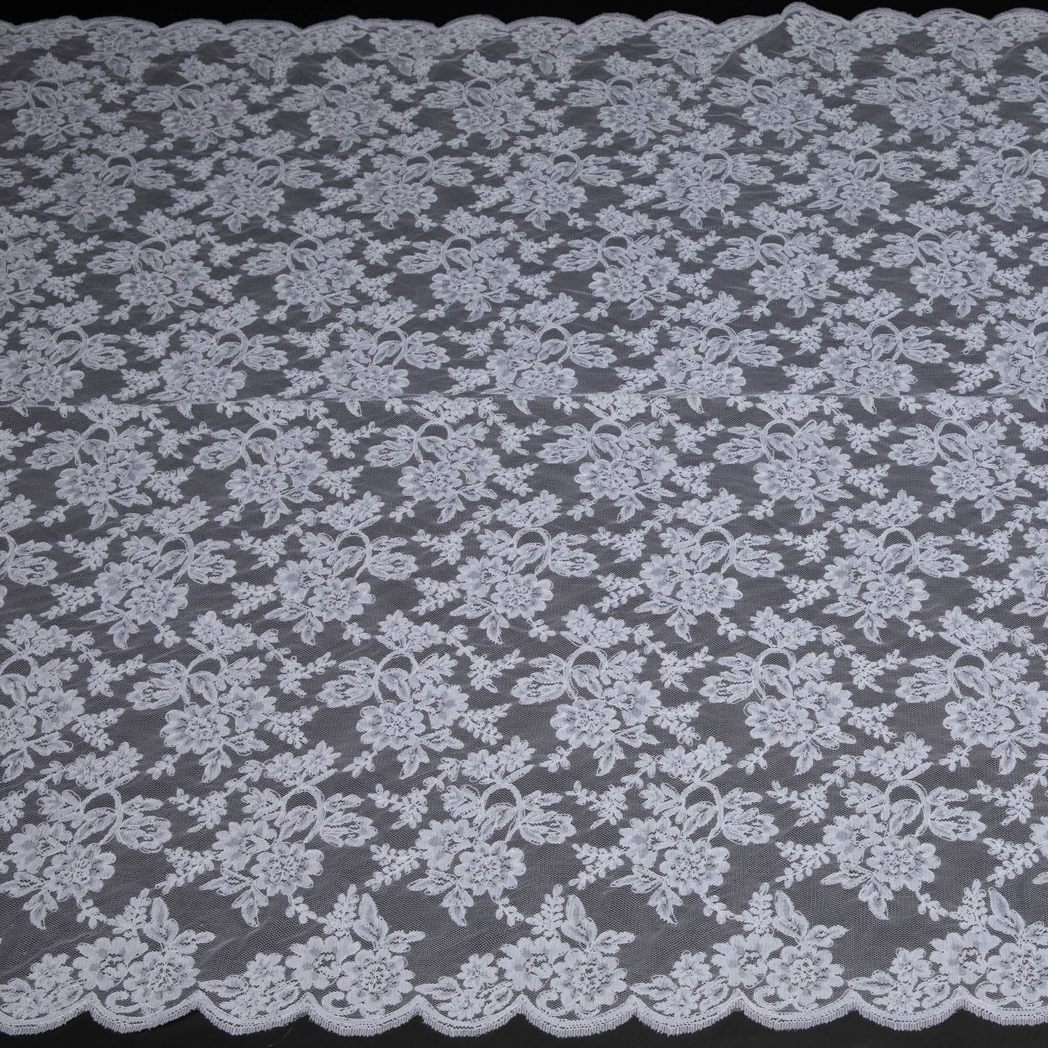 Re-Embroidery Lace Fabric with Cord and Glorious Design 52"/54" Wide | Exquisite Fabric