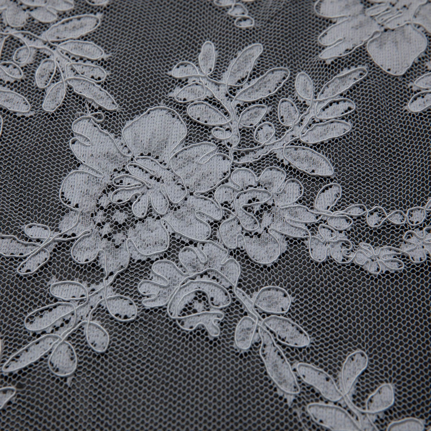Re-Embroidery Lace Fabric with Cord and Beautiful Floral Pattern 52"/54" Wide | Exquisite Fabric