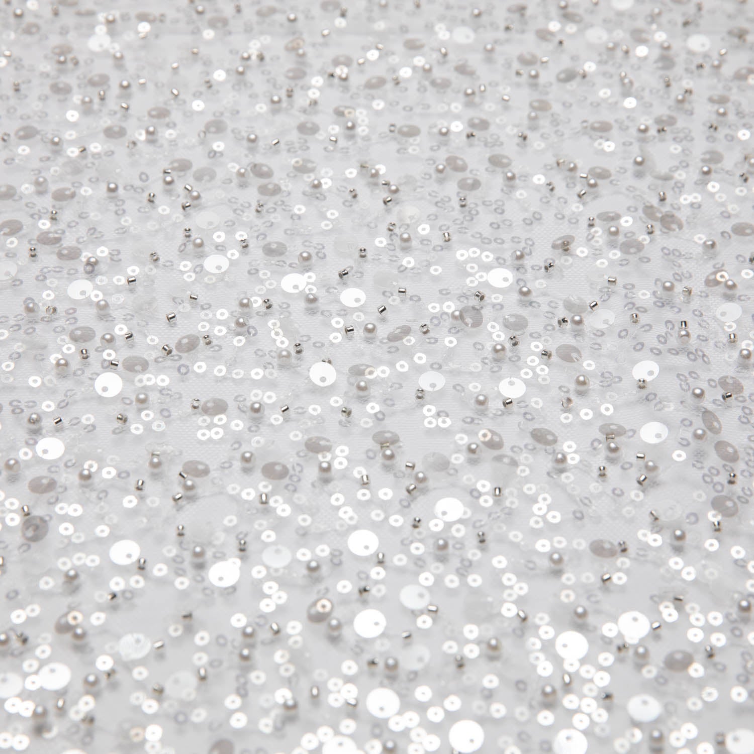 Poly Mesh Lace Fabric W/Beads & Sequins 50" Wide | Exquisite Fabric