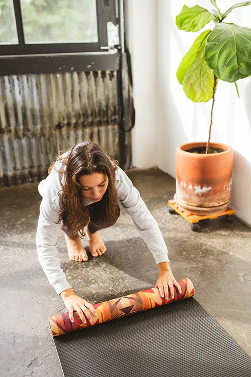 Cow Print Yoga Mat – Sustainable, Toxin-Free & Stylish | Yune Yoga