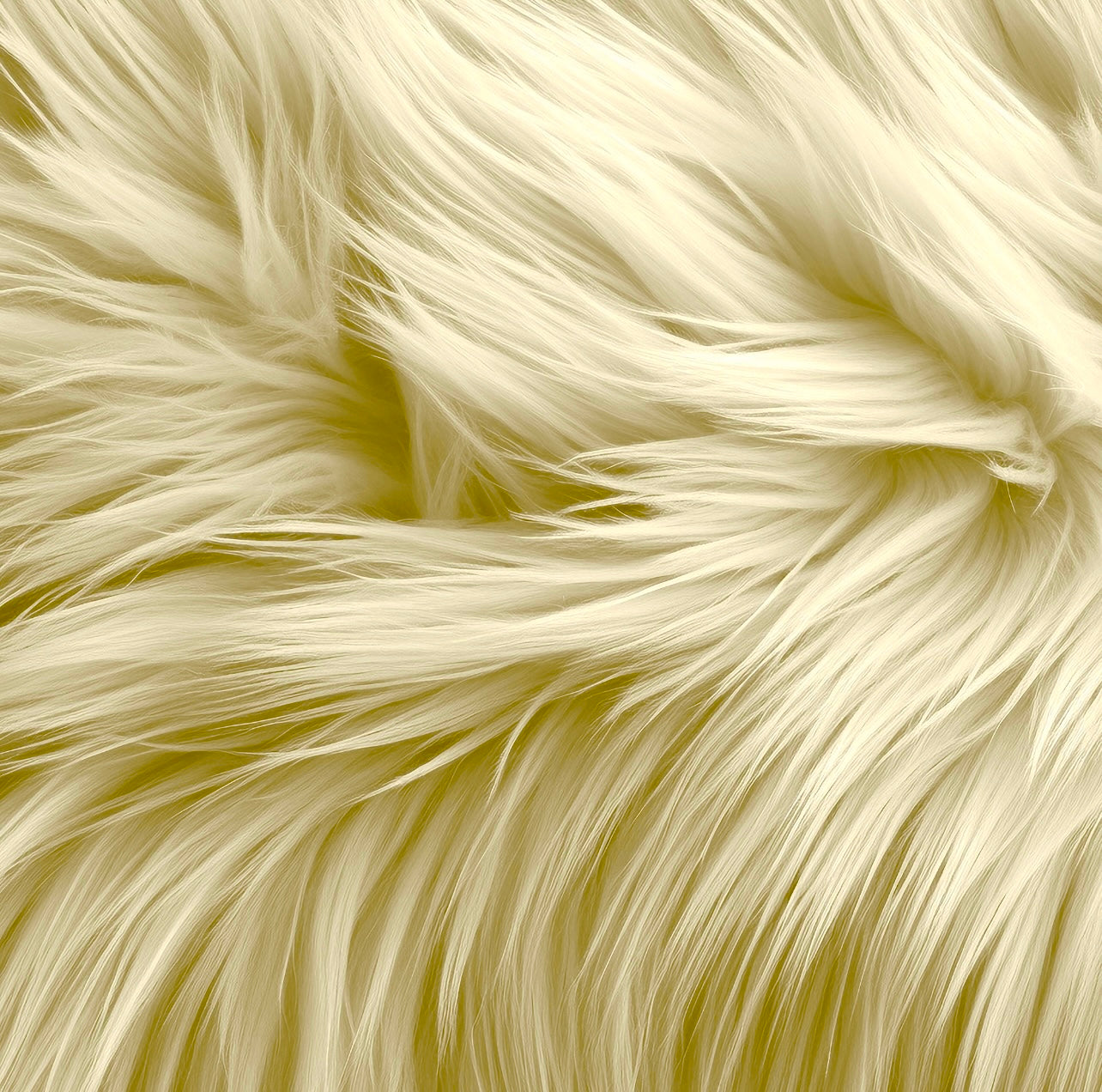 Faux Fur Fabric (2–4 Yards) Bulk – Shaggy Plush Long Pile, 60" Wide