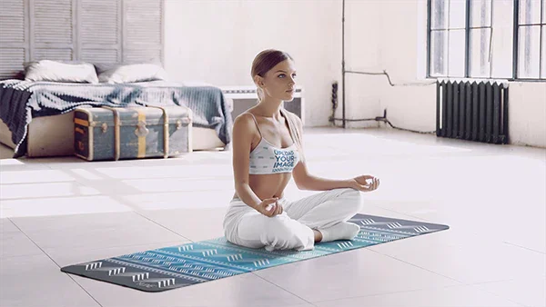 Diamond Yoga Mat — Shine & Align, Zero-Slip Grip (Cushy Comfort)