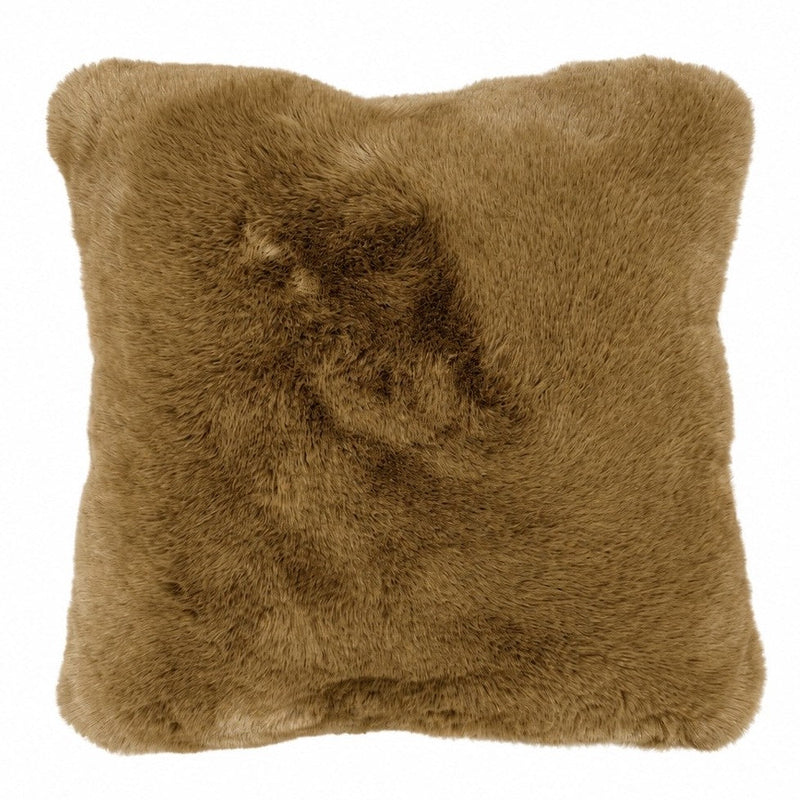 Soft Cozy Fuzzy Faux Fur Throw Pillow