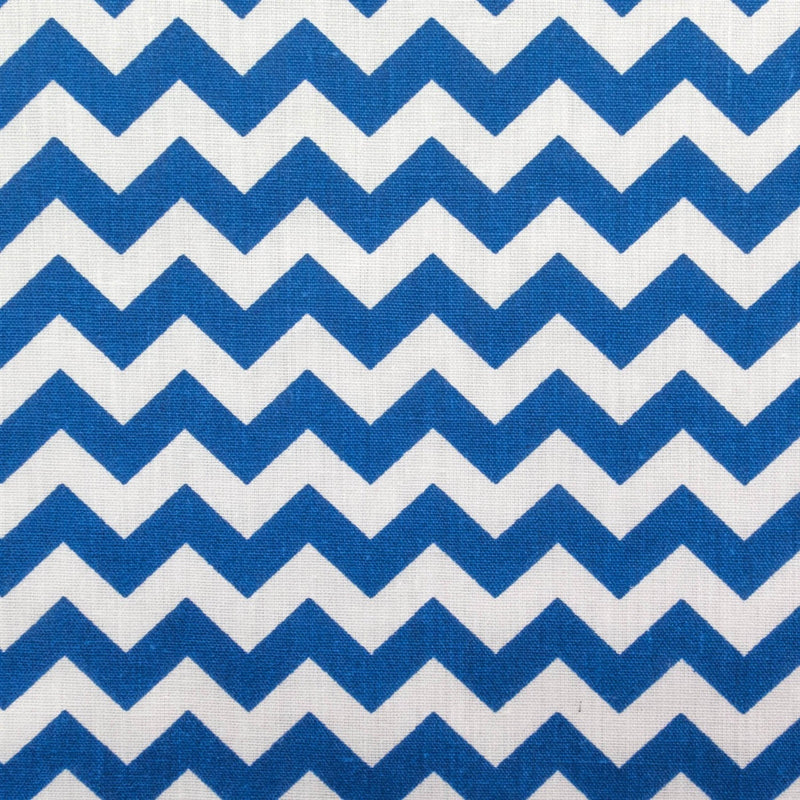 Half Inch Chevron Poly Cotton Fabric