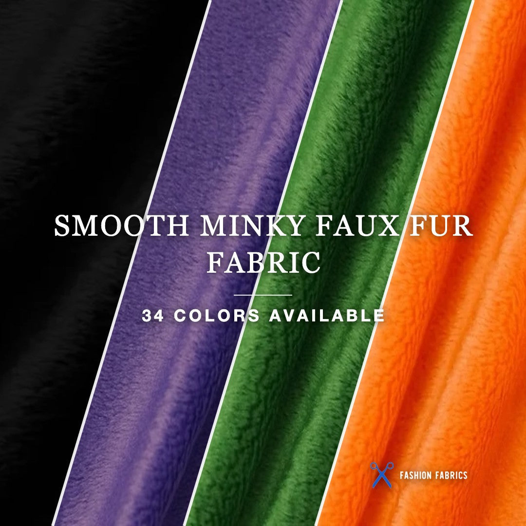 Smooth Minky Faux Fur Fabric