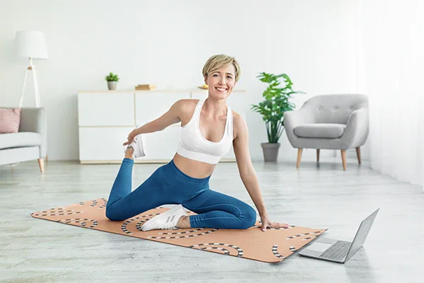 CE58 Tan 6mm Non-Slip Yoga Mat | Cushioned Grip, Easy-Clean PER | Yune Yoga