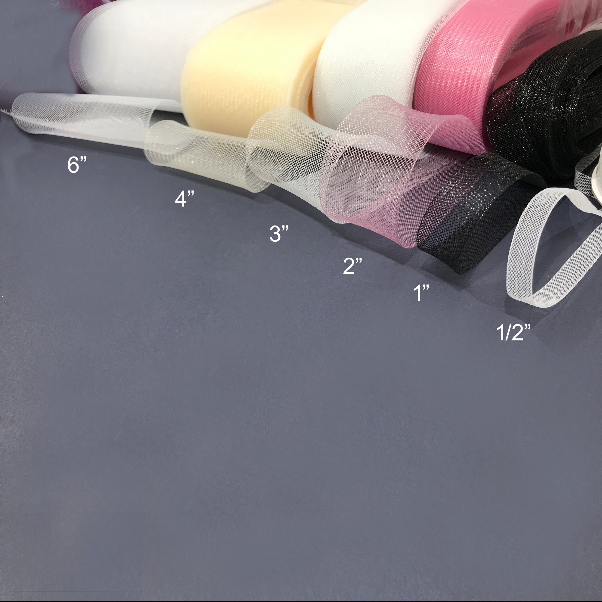 4" Wide Horsehair Braid Boning – Crinoline Trim for Bridal, Quinceañera & Costume Design | Lace USA - 4" Horse Hair