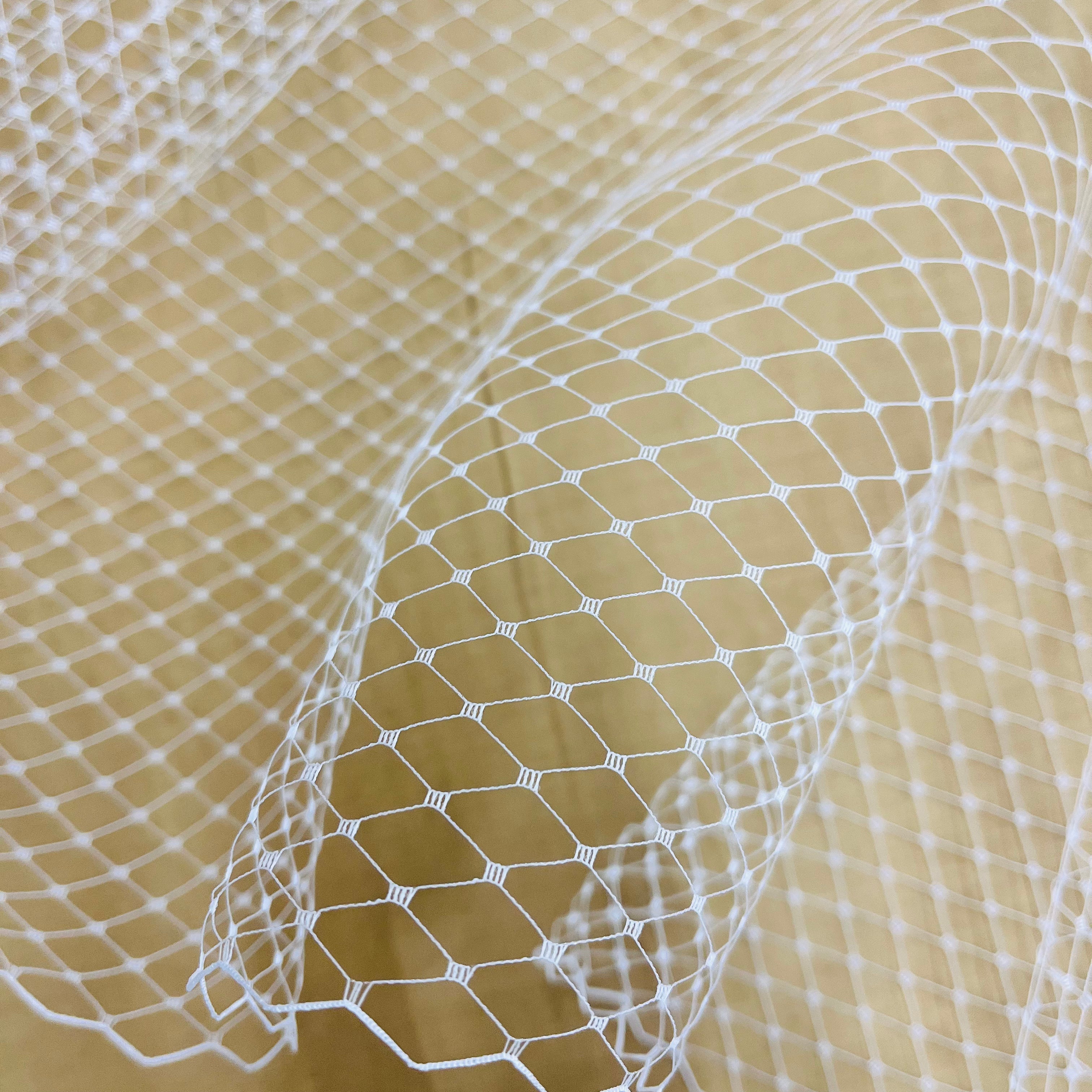 Bandeau Veil Tulle, Birdcage or Venetian Veil Mesh Fabric By The Yard | Lace USA - NV-180