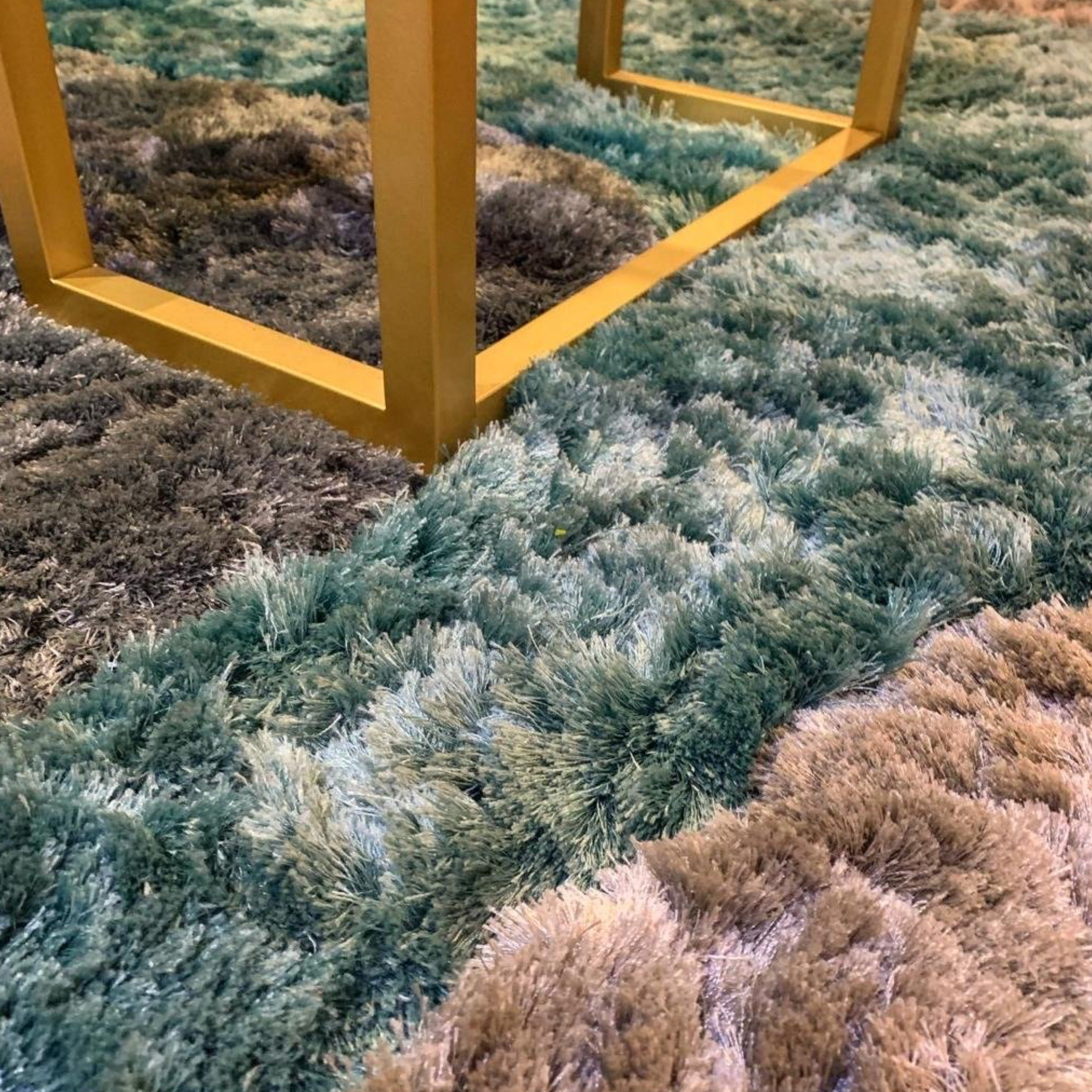 Luxury Shag Viscose Shiny Design Plush Area Rug/ Carpet - S.V.D DESIGN 29.