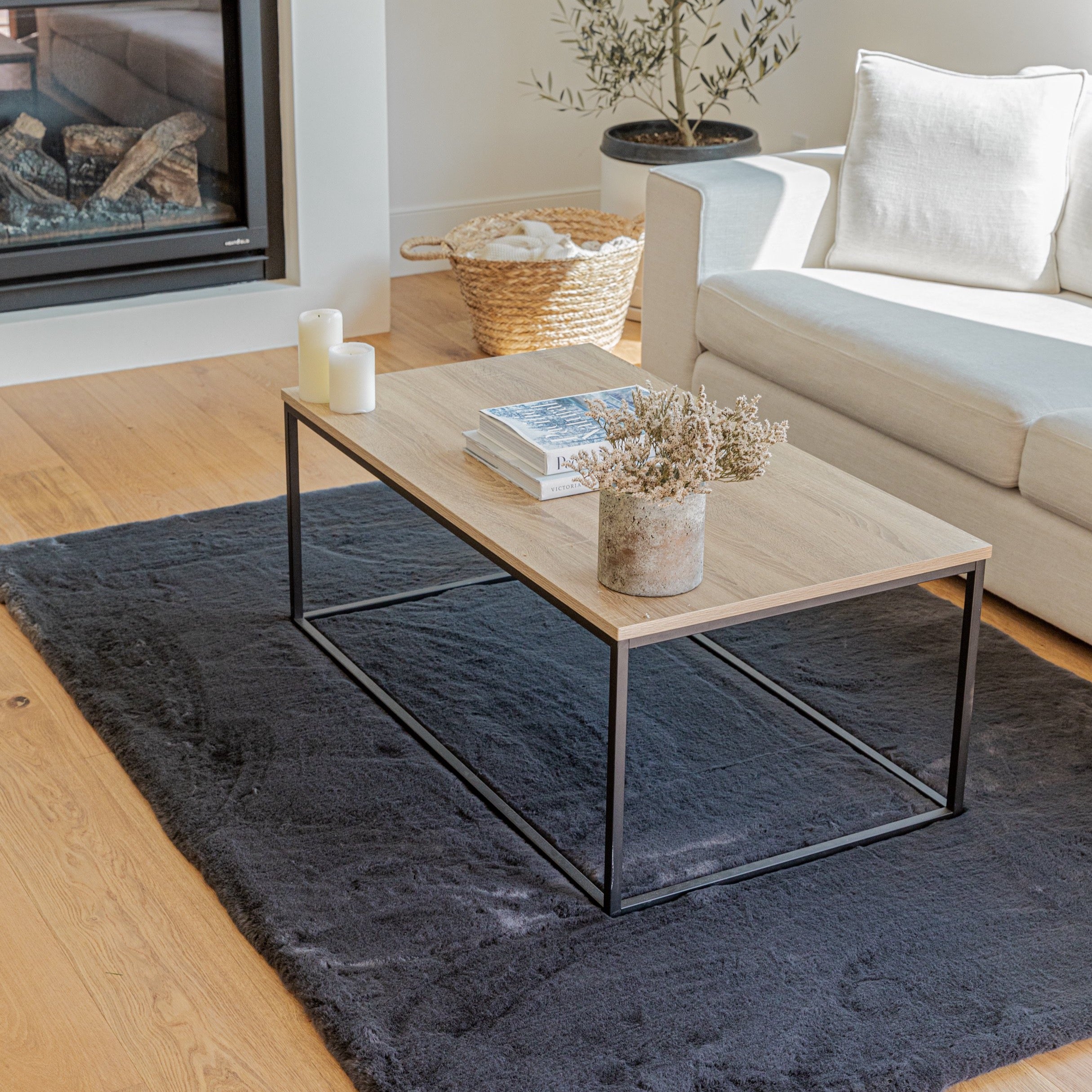 Soft Touch Faux Rabbit, Chinchilla Feel Solid Colors Area Rugs