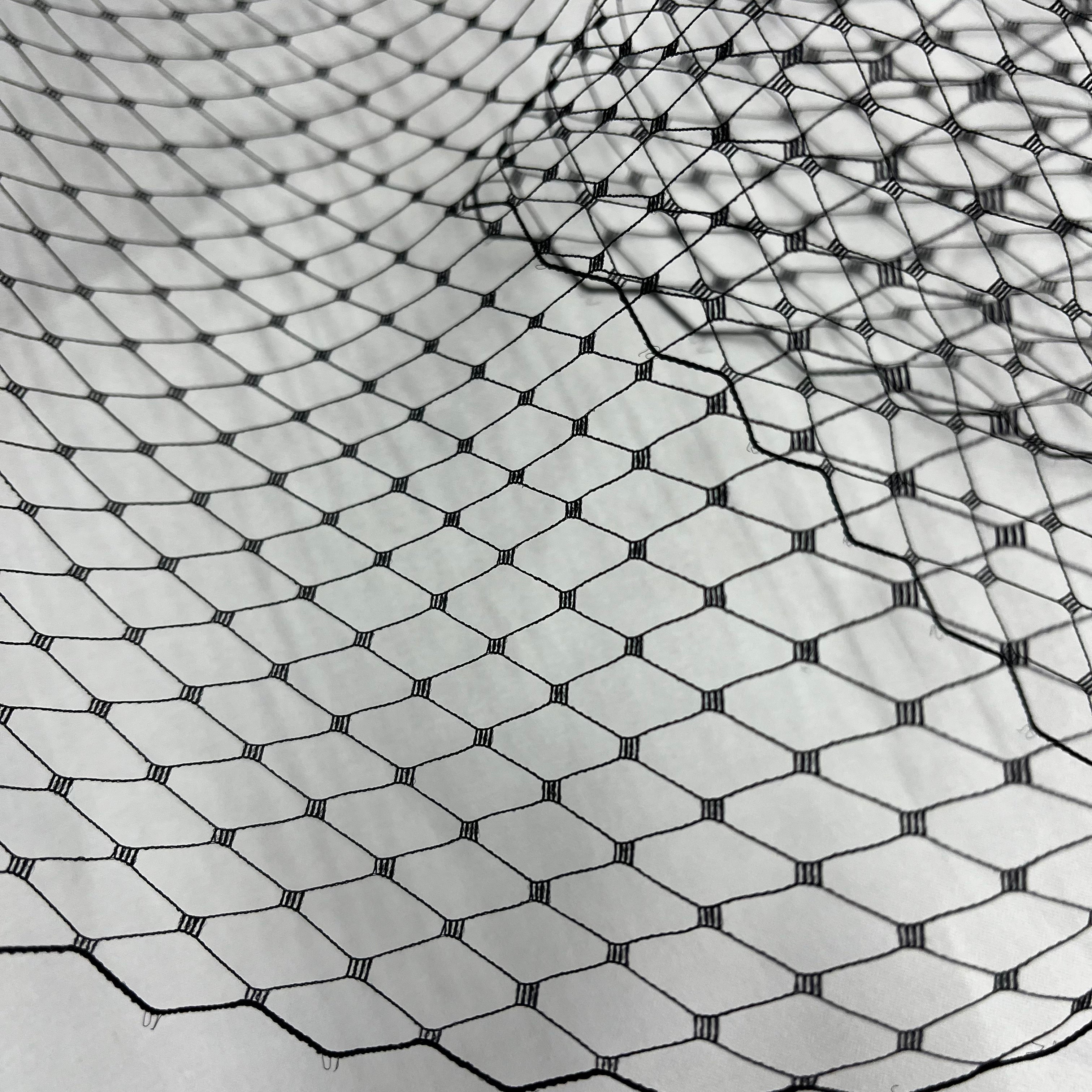 Bandeau Veil Tulle, Birdcage or Venetian Veil Mesh Fabric By The Yard | Lace USA - NV-180