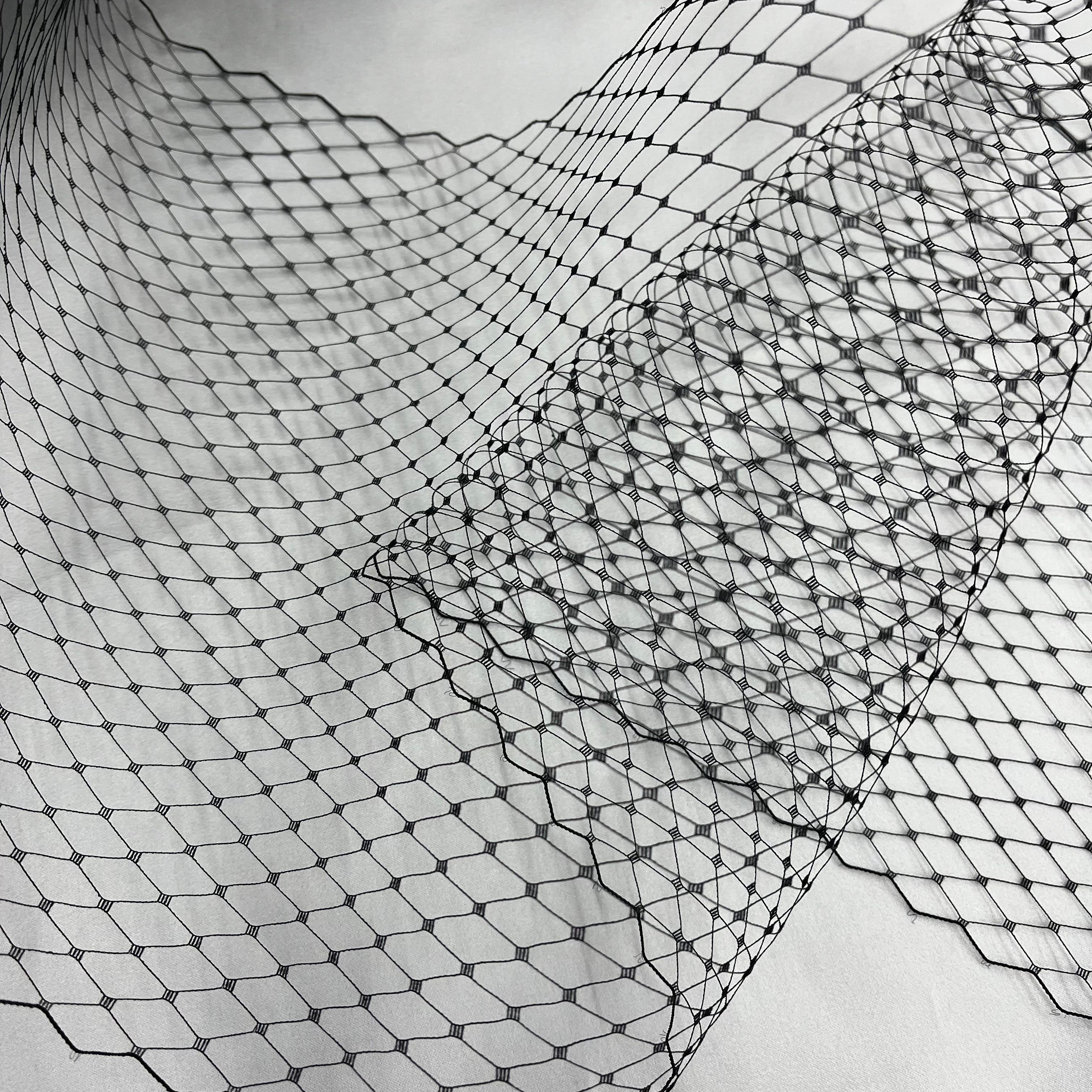 Bandeau Veil Tulle, Birdcage or Venetian Veil Mesh Fabric By The Yard | Lace USA - NV-180