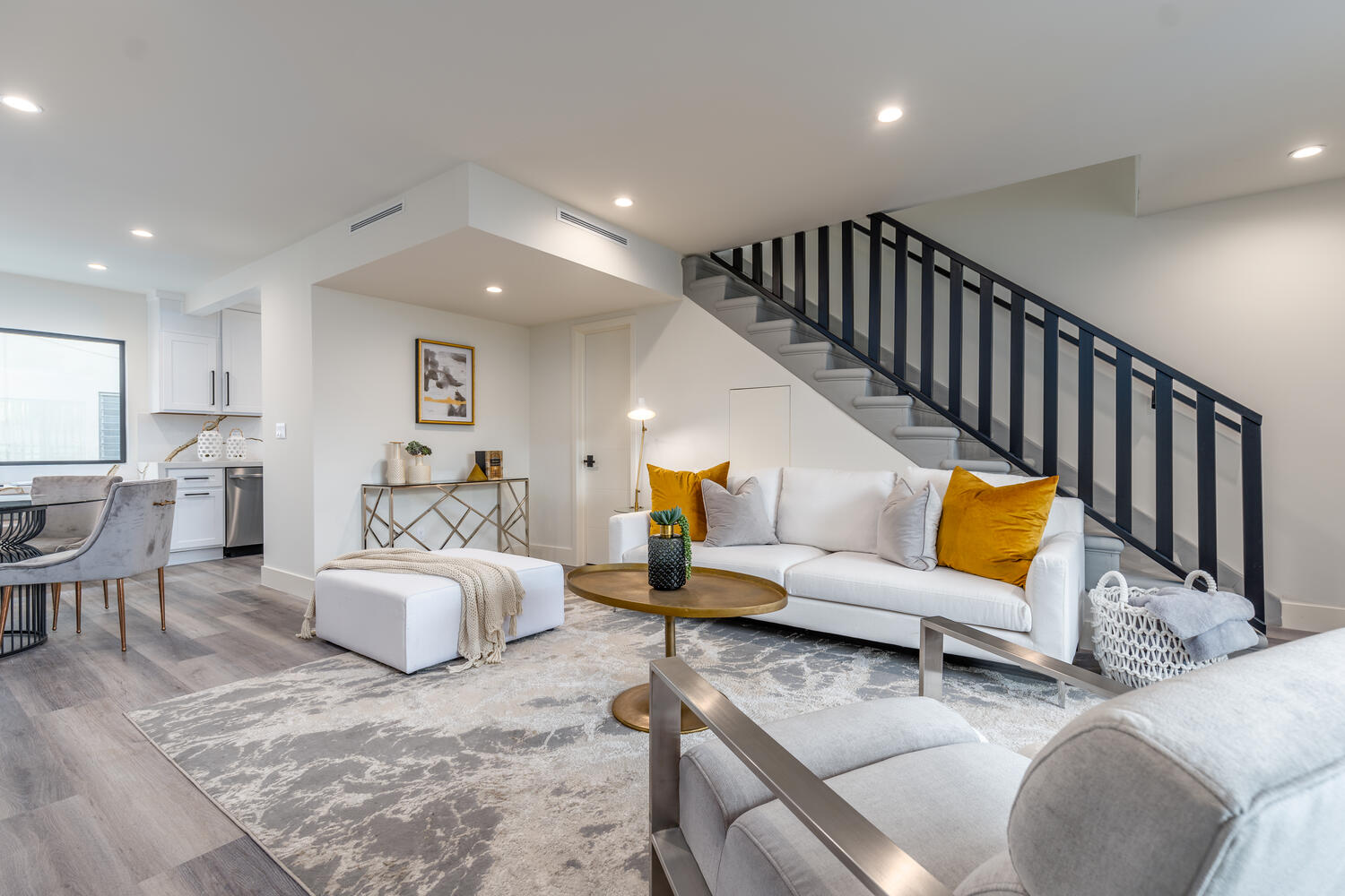 Silver Shimmery Changing Gray Blue Ultra Soft Cozy Area Rug/Carpet