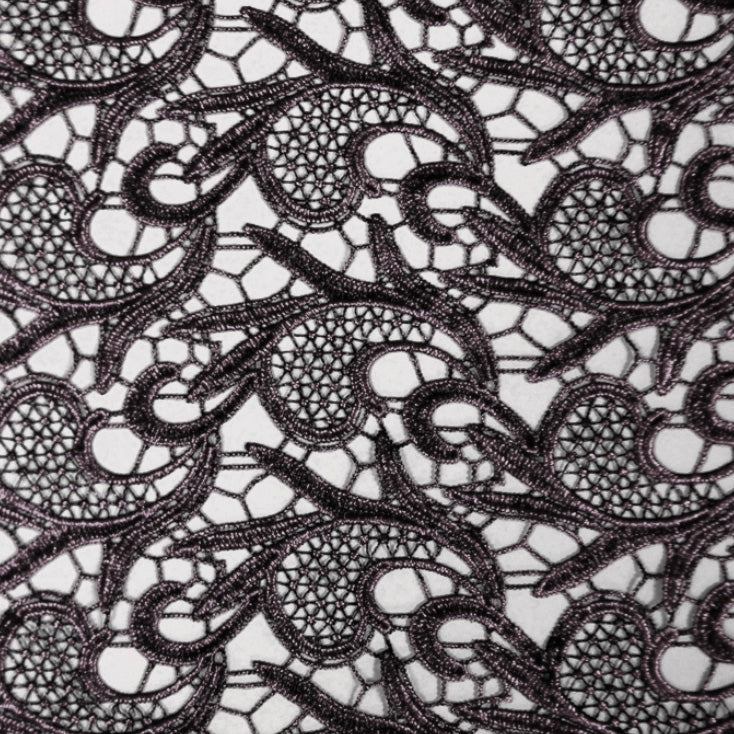 Milania Foiled Lace | Blue Moon Fabrics