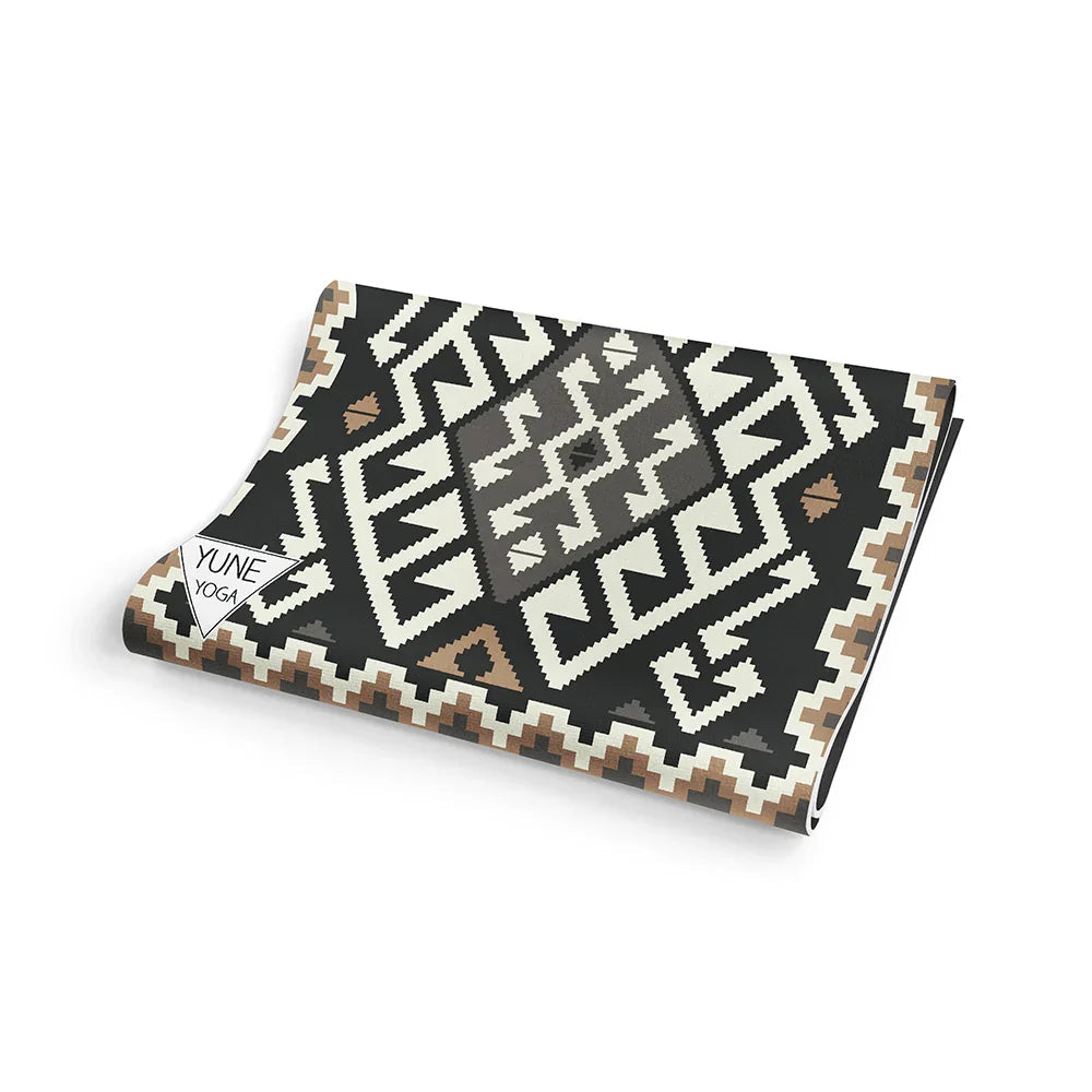 Moab Rocks Yoga Mat – 6 mm Extra Thick, Double-Sided Non-Slip, Eco-Friendly PER with Sandstone Design | Yune Yoga