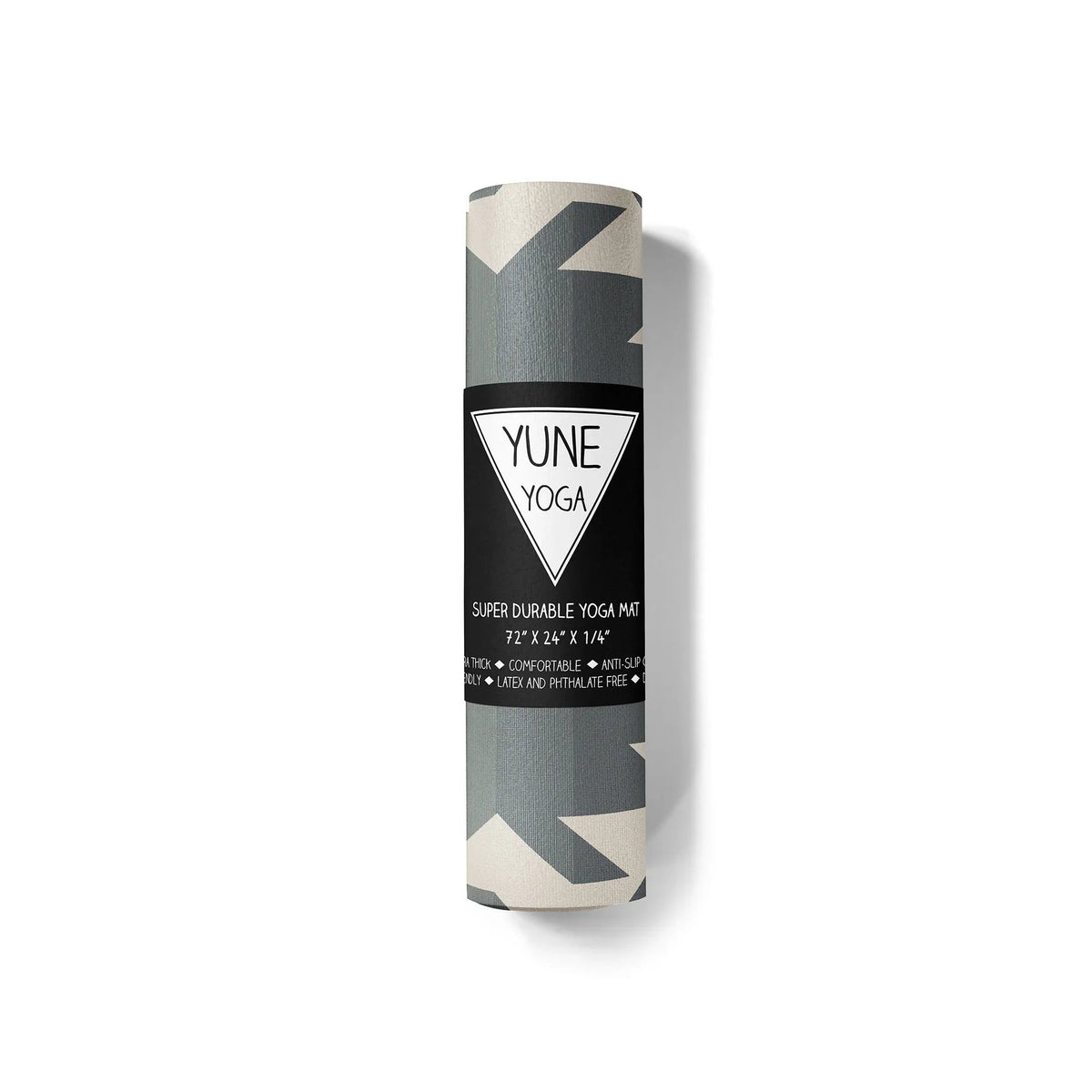 Obsidian Ridge Yoga Mat – 6 mm Extra Thick, Double-Sided Non-Slip, Eco-Friendly PER with UV-Printed Design | Yune Yoga