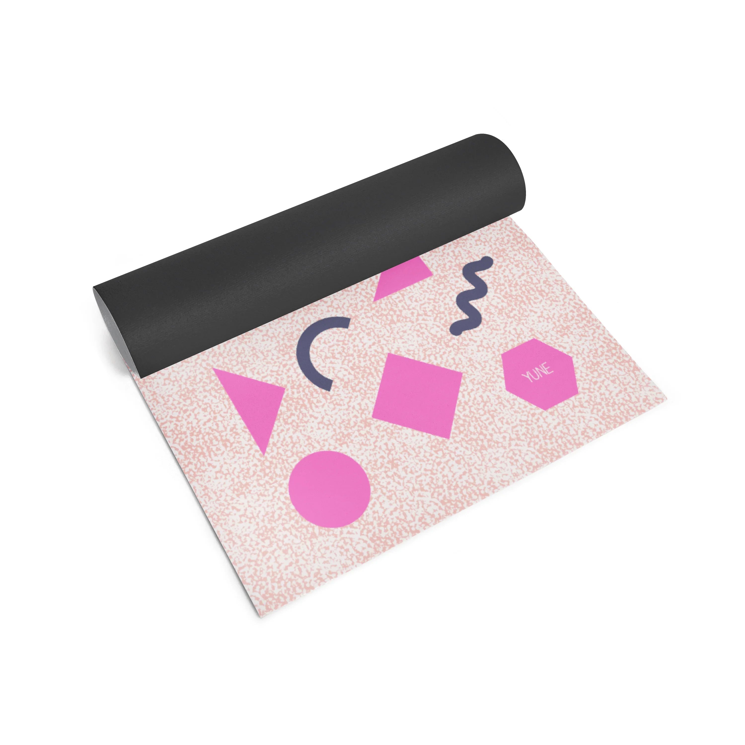 Yoga Mat | 6mm Thick | Pink | Non-Slip | Eco Friendly | Yune Yoga | Titania