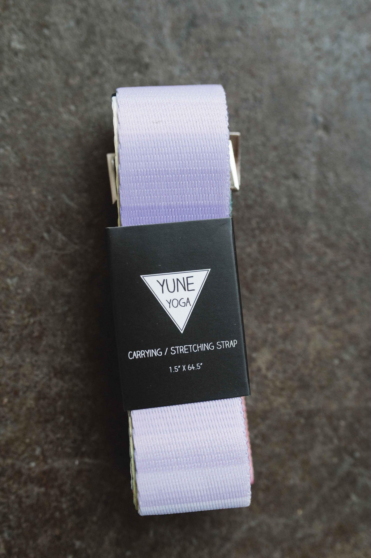 Helena Yoga Strap – Rainbow Stretching Strap w/ Metal Buckles | Yune Yoga