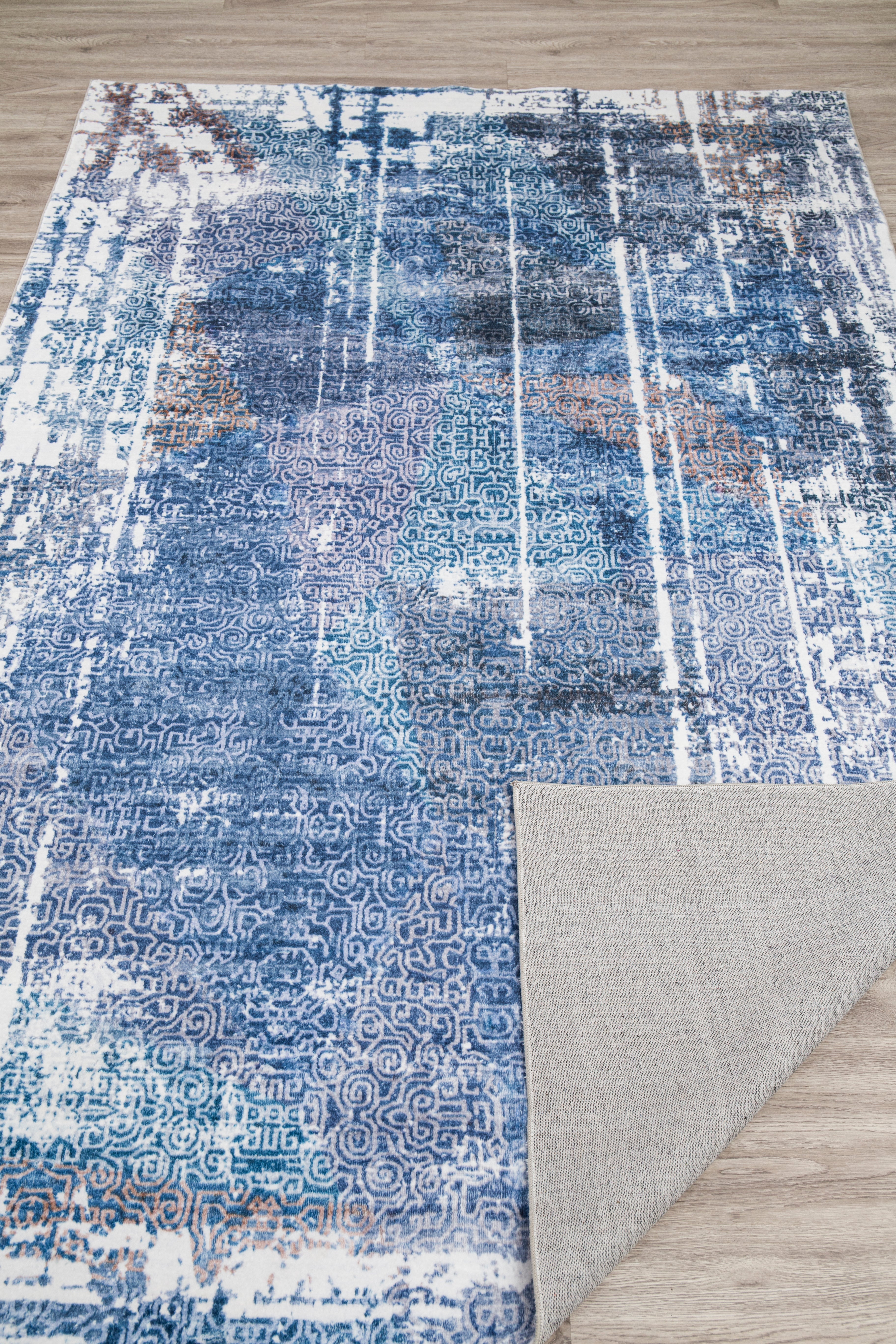 Foldable Anti-Slip Polyester Area Rug | Style #SHAH-21 - Elevate Your Space