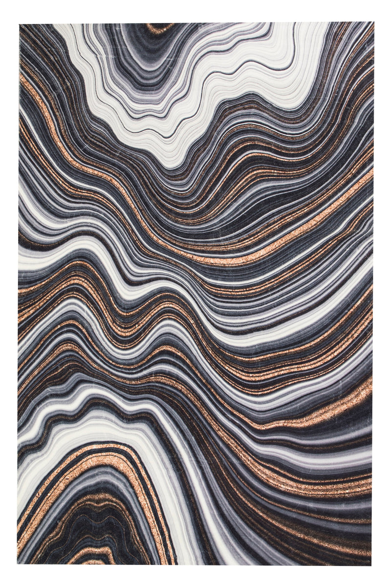 Foldable Anti-Slip Polyester Area Rug | Style# SHAH-27 - Elevate Your Space