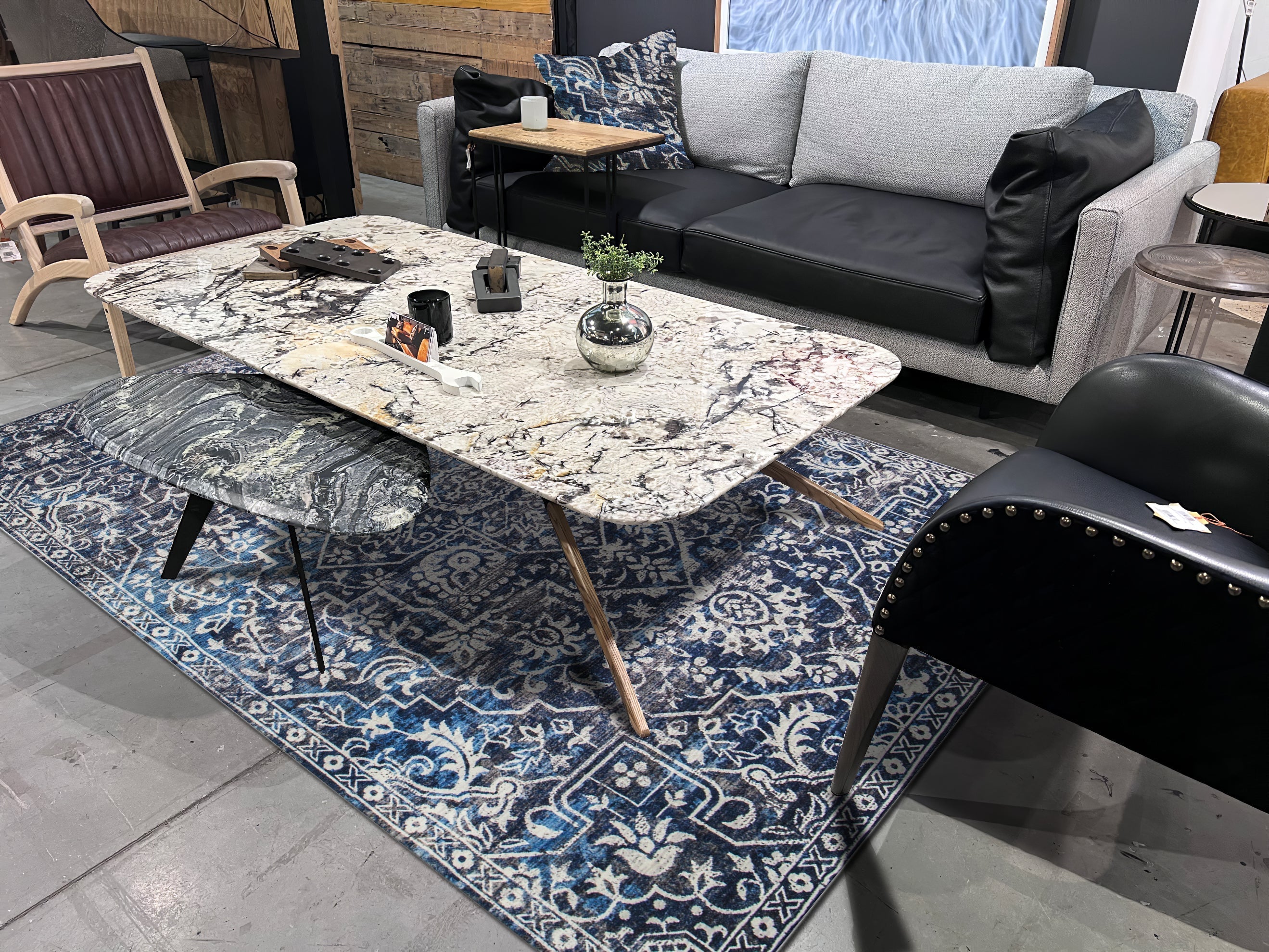 Foldable Anti-Slip Polyester Area Rug | Style #SHAH-28 - Elevate Your Space