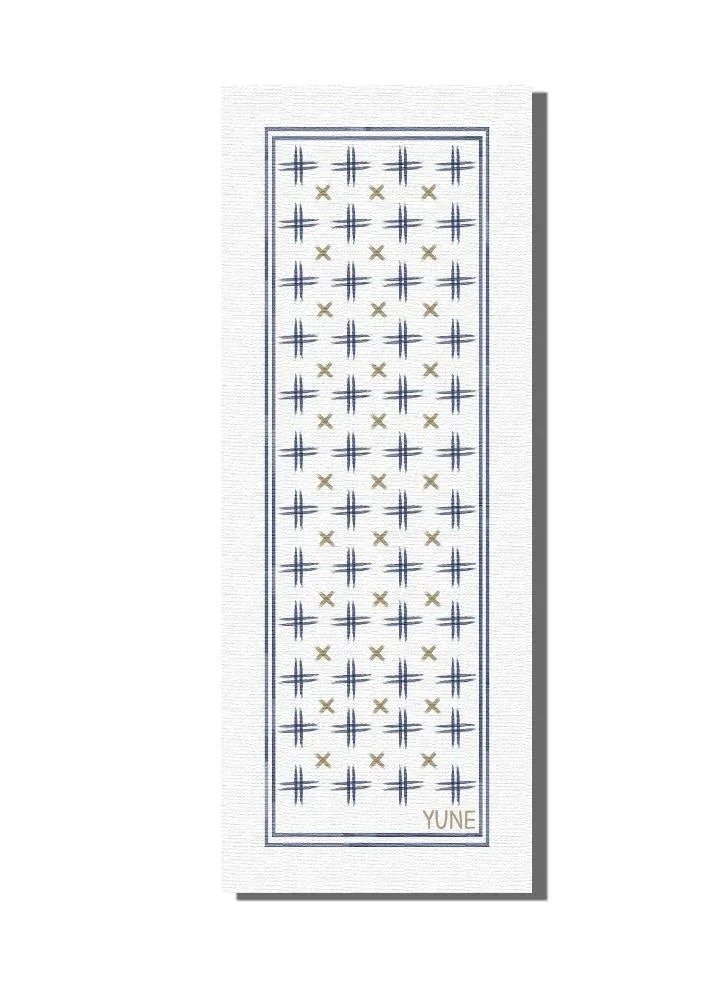 Saeki Cloud Nine Yoga Mat – 6mm Non-Slip, Eco-Friendly (White)