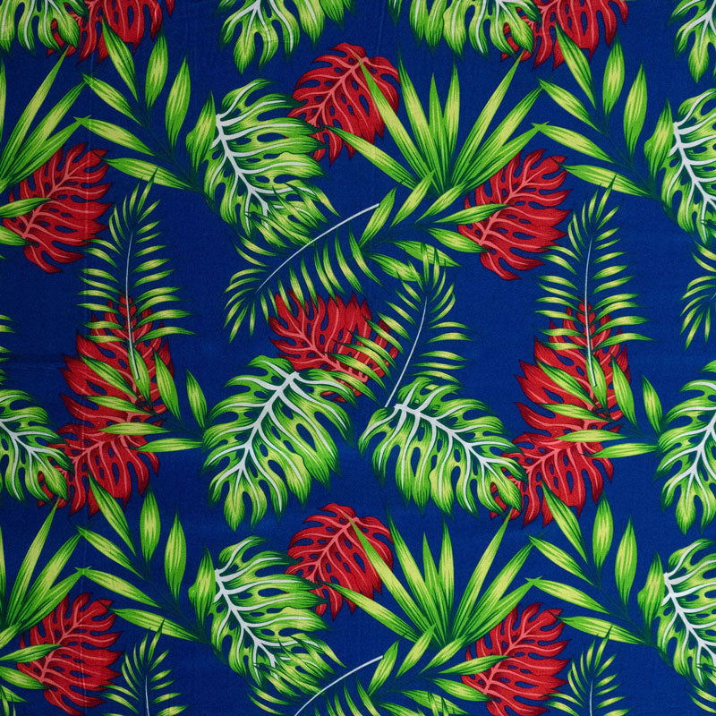 Monstera & Split Leaves Fabric | Rayon