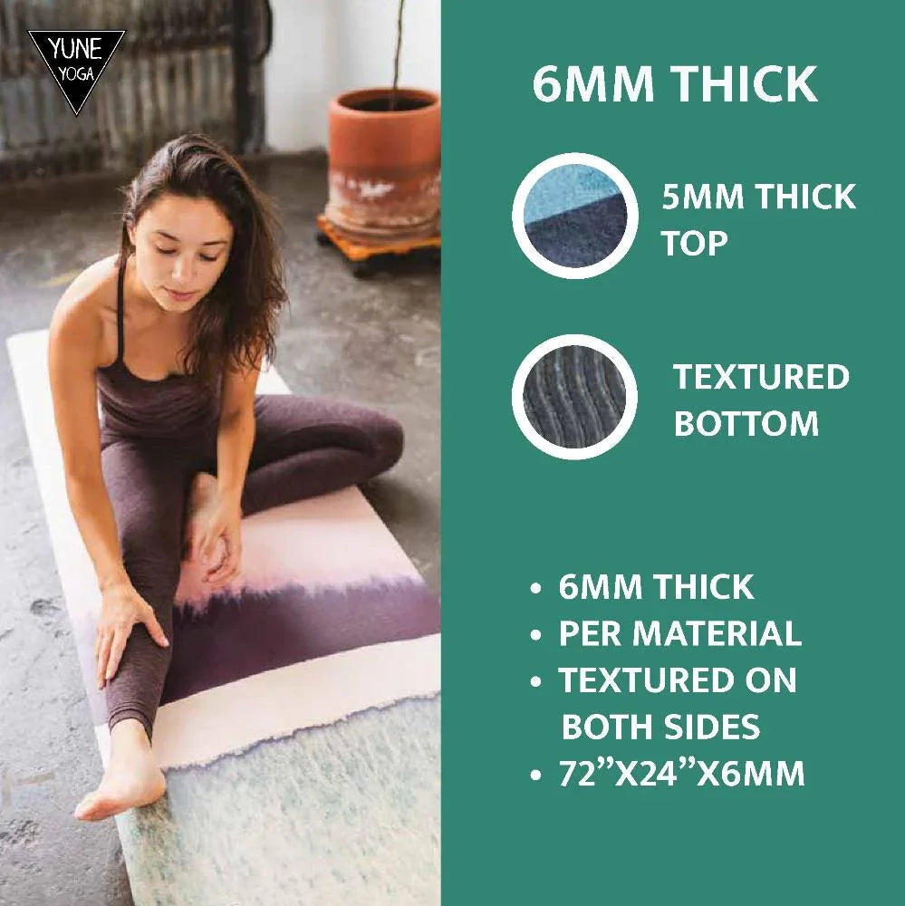 Zebra Stripe Eco-Friendly Yoga Mat – 6mm Cushioned, Non-Slip | Yune