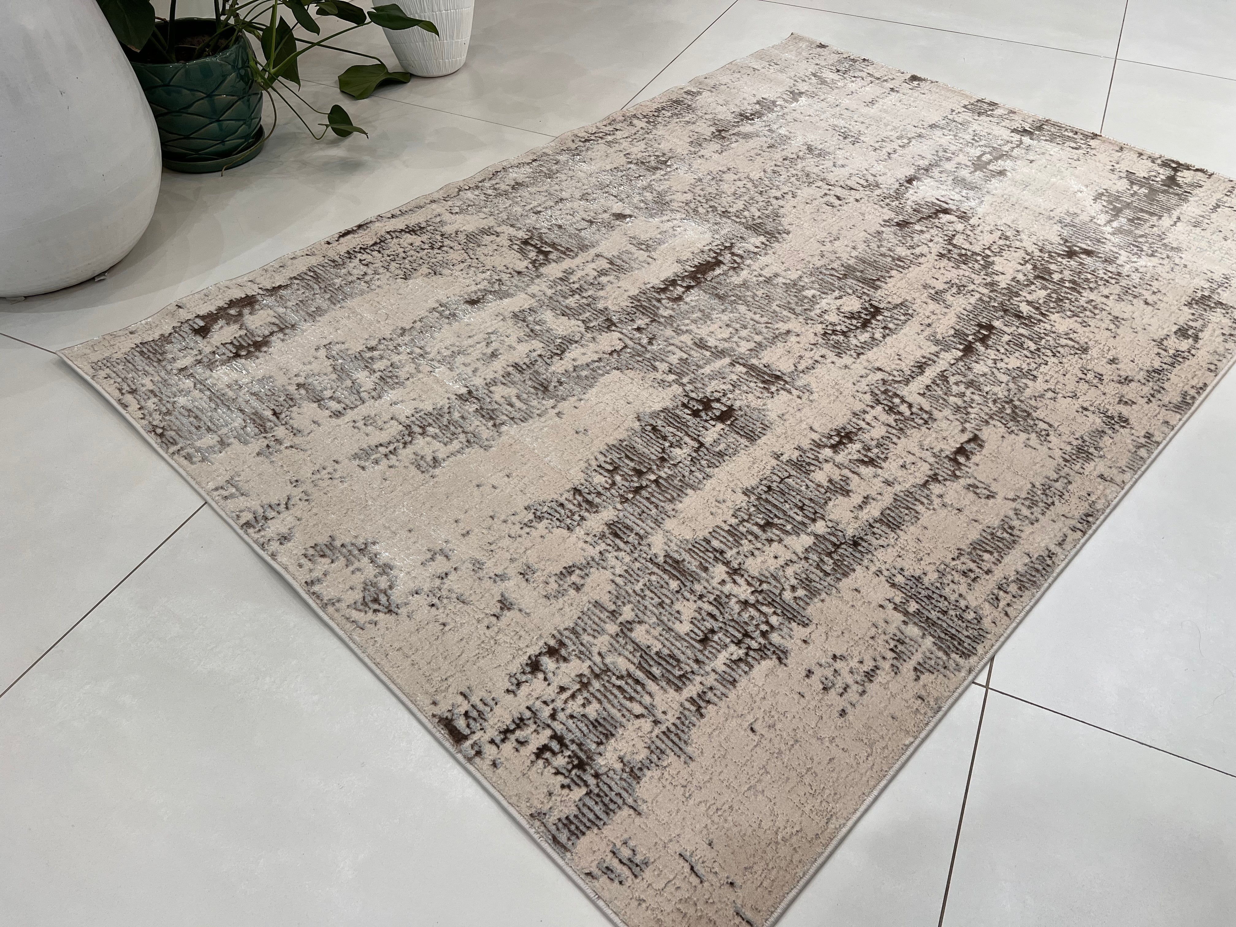 Color-Changing Polyester Viscose Blend Area Rug | Style# BIV 607 - Flat Weave Rug