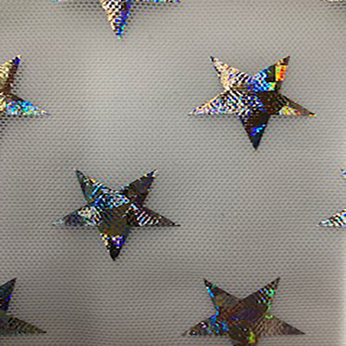 Holographic Star Power Mesh | Elite 4-Way Stretch at Spandex Palace