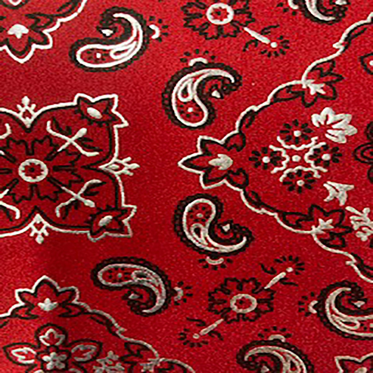 Stretch Nylon Spandex Fabric with Bandana Design and Foil | Spandex Palace
