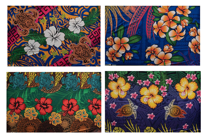 Hibiscus Turtle Assortment Sarong