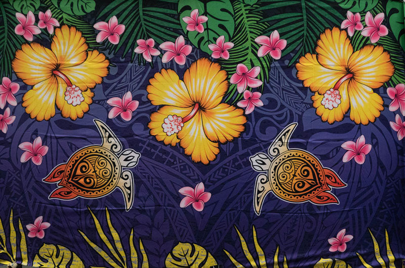 Hibiscus Turtle Assortment Sarong