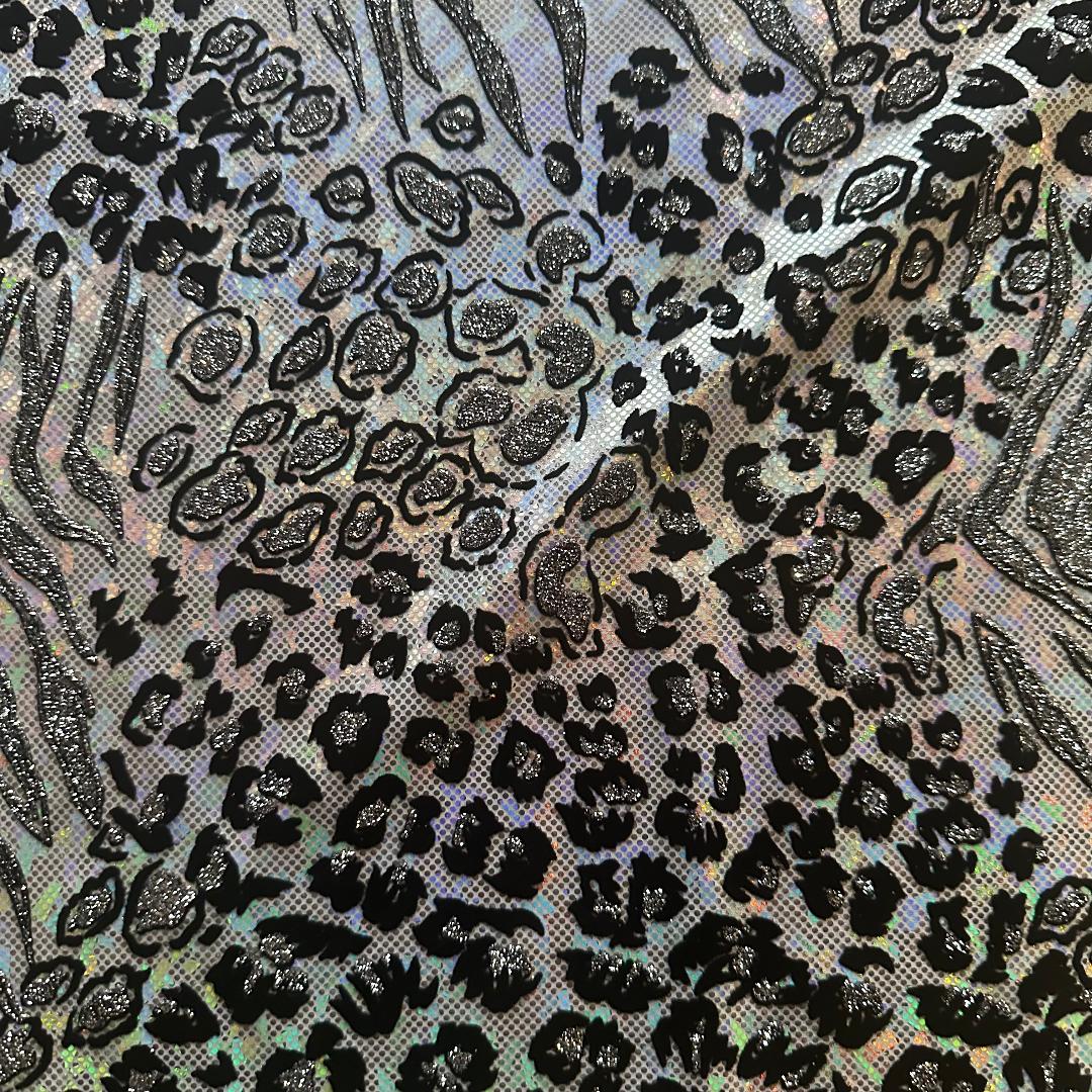 Safari Metallic Hologram Elegant Nylon Stretch Fabric | Spandex Palace
