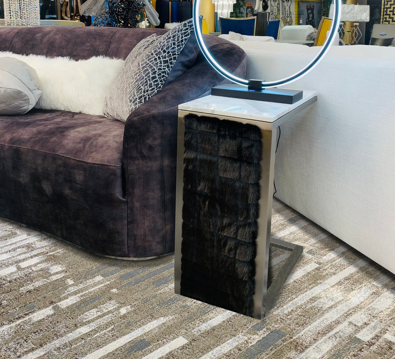 Polyester Silver/Platinum Viscose Brick Design Area Rug/Carpet - Style# Maximus 231 - Color-Changing Flat Weave Rug