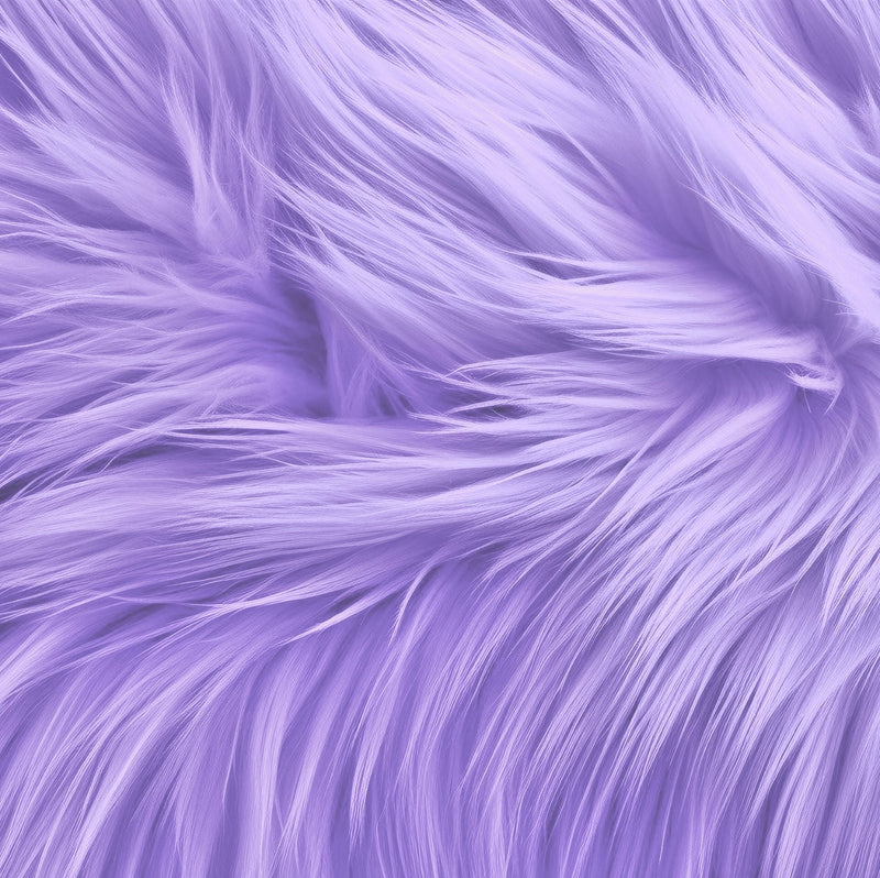 Faux Fur Fabric Squares | Lavender