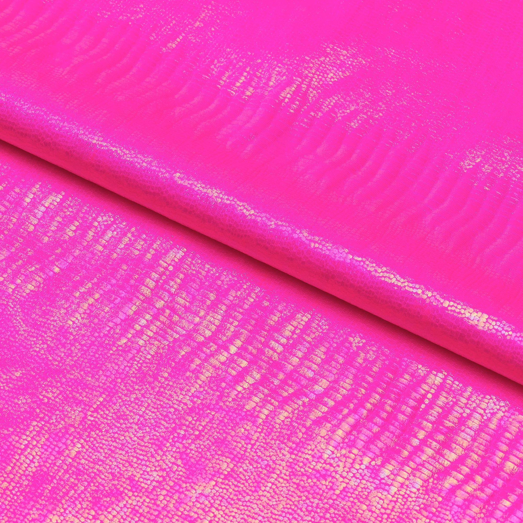 Oil Slick Python Hologram Spandex Fabric | Blue Moon Fabrics
