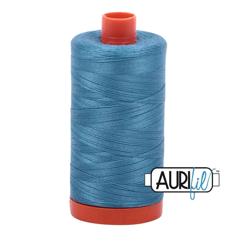 2815 Teal Aurifil Cotton 50wt Large Spool