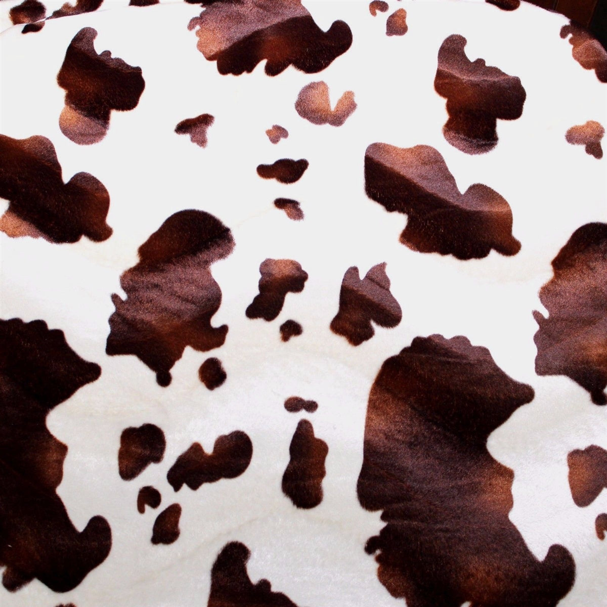 Cow Print Velboa Faux Fur