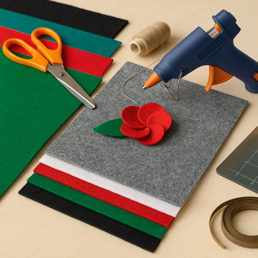 3.2mm Thick Acrylic Felt Sheets – 9x12" – Single Colors or Multi-Color Packs