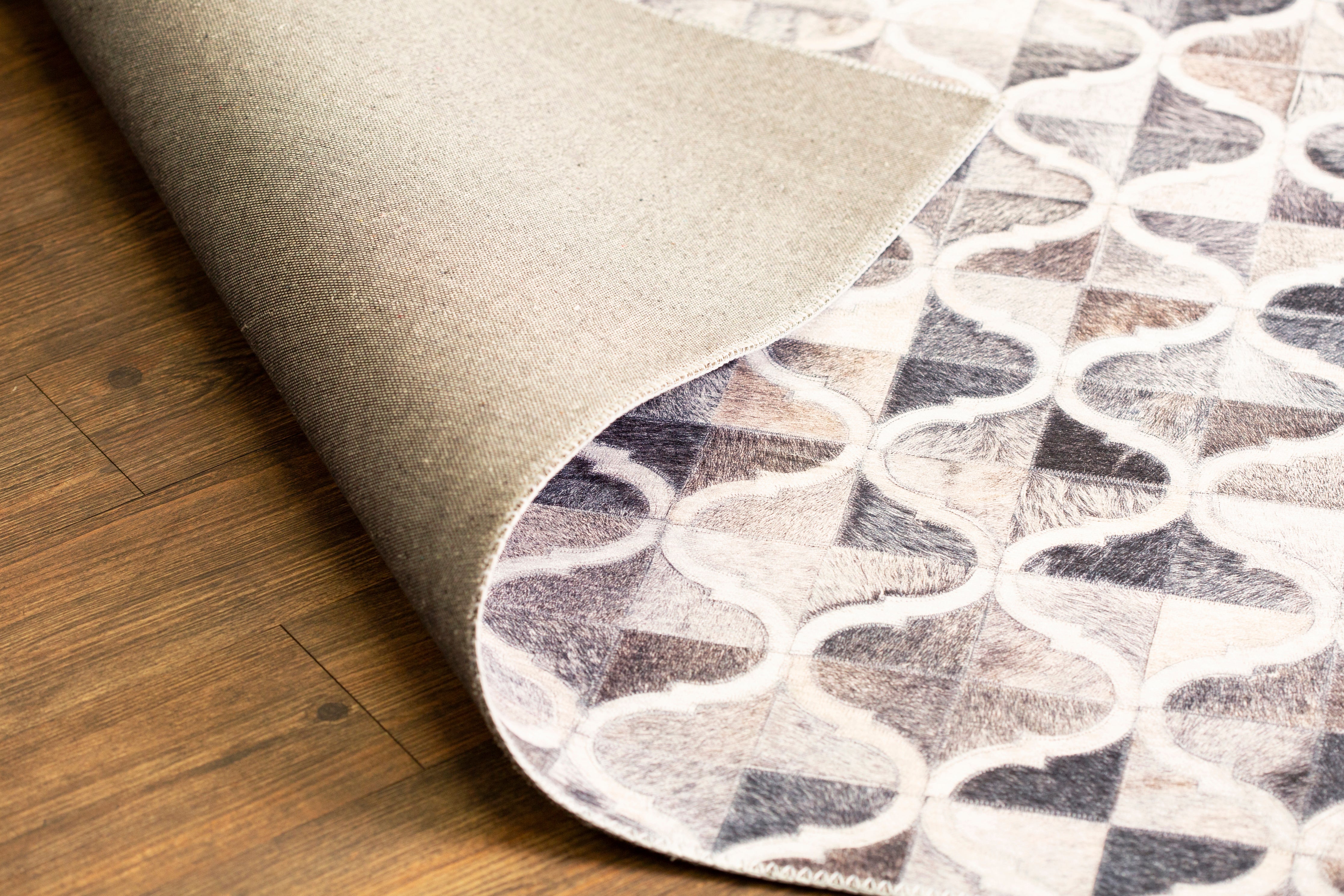 Print On Rug Patch Work Geometric Area Rug