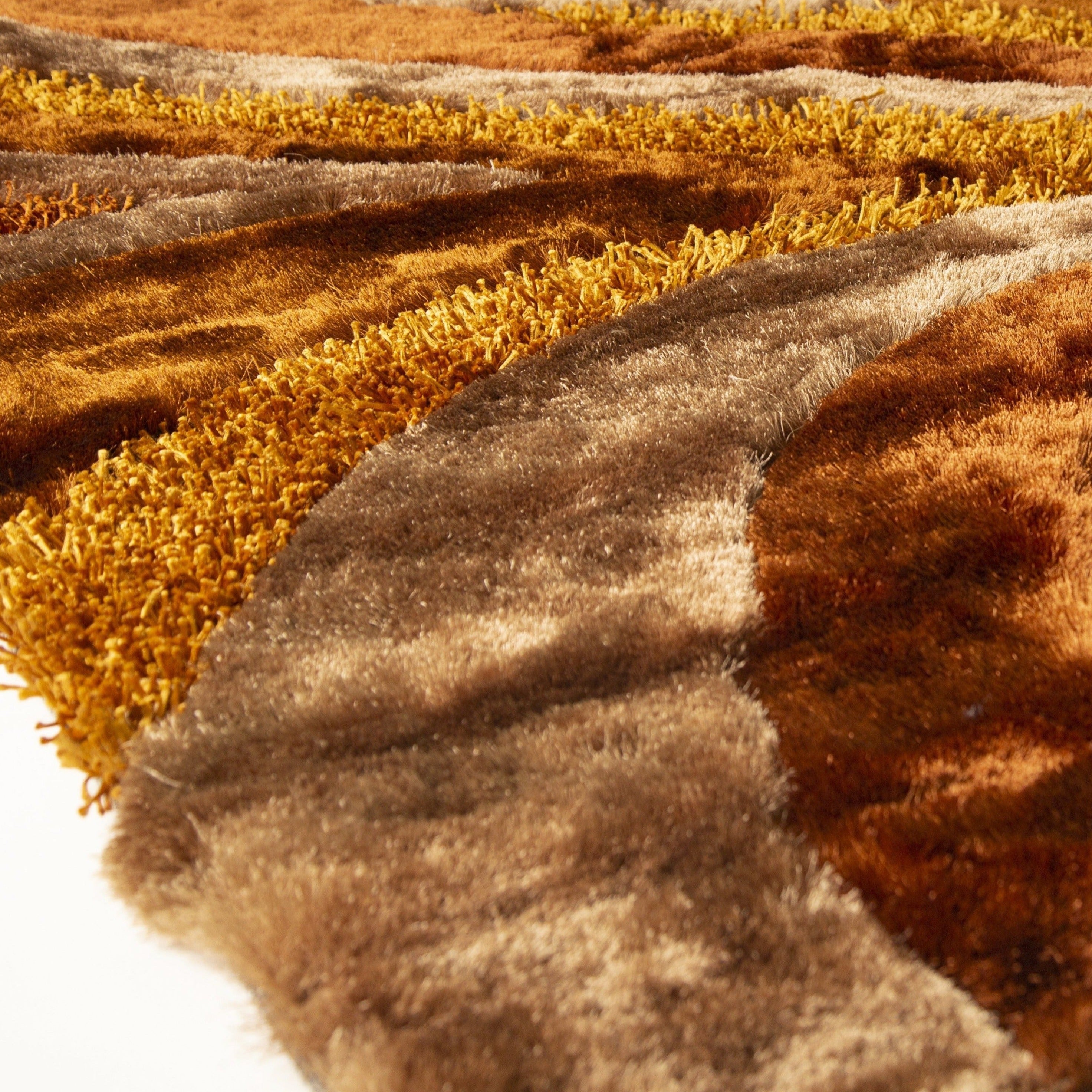 Geometric Shag Thick Design Area Rug