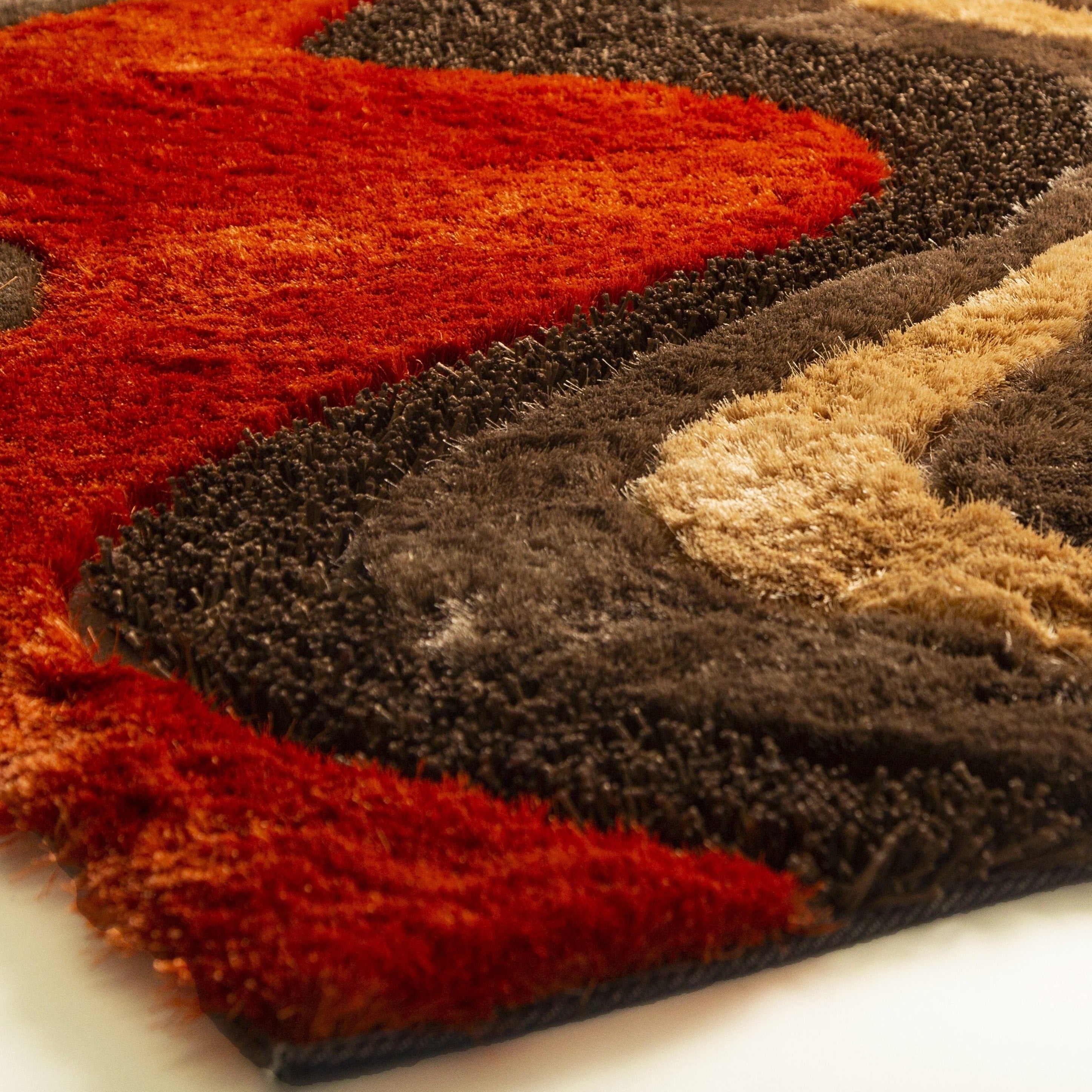 Luxury Shag Viscose Shiny Design Plush Area Rug/ Carpet - S.V.D DESIGN 29.