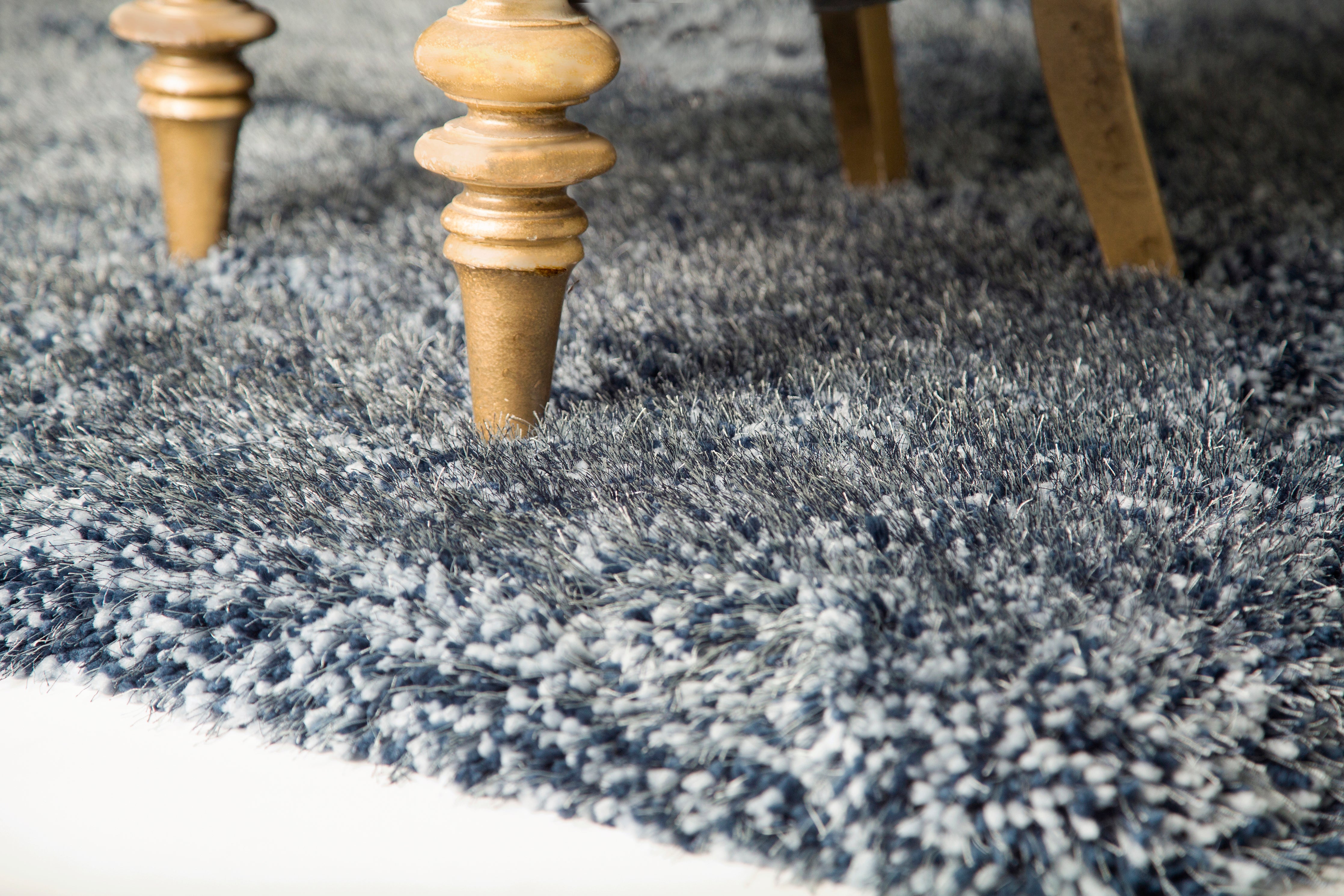 Plush Fluffy Soft Shinny Multi Textural Shag Area Rug/Carpet
