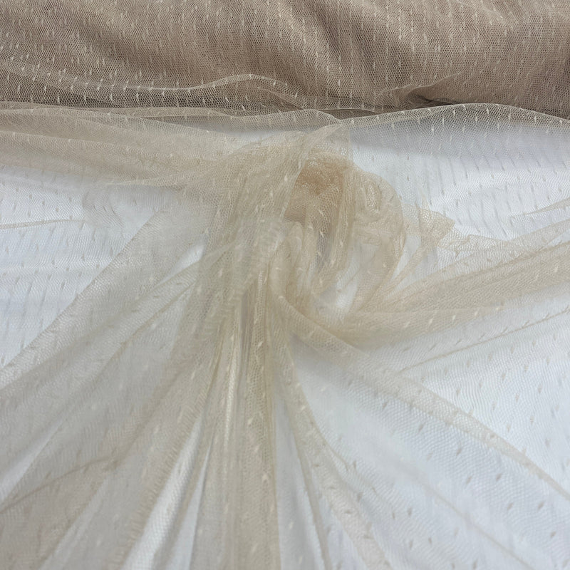 2-Way Stretch Dots Point Net Mesh Fabric | Lace USA - N160