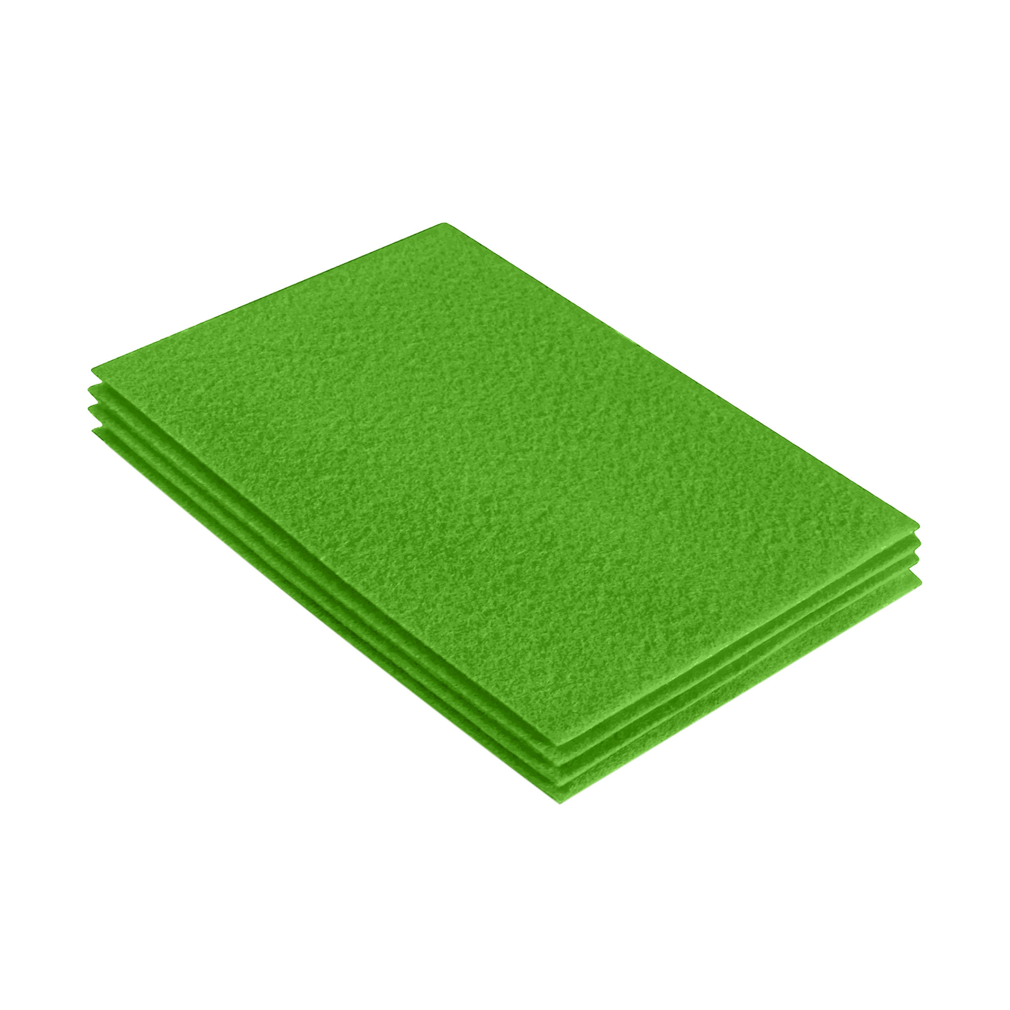 Acrylic Felt Sheet Packs 9"X12" | Lime